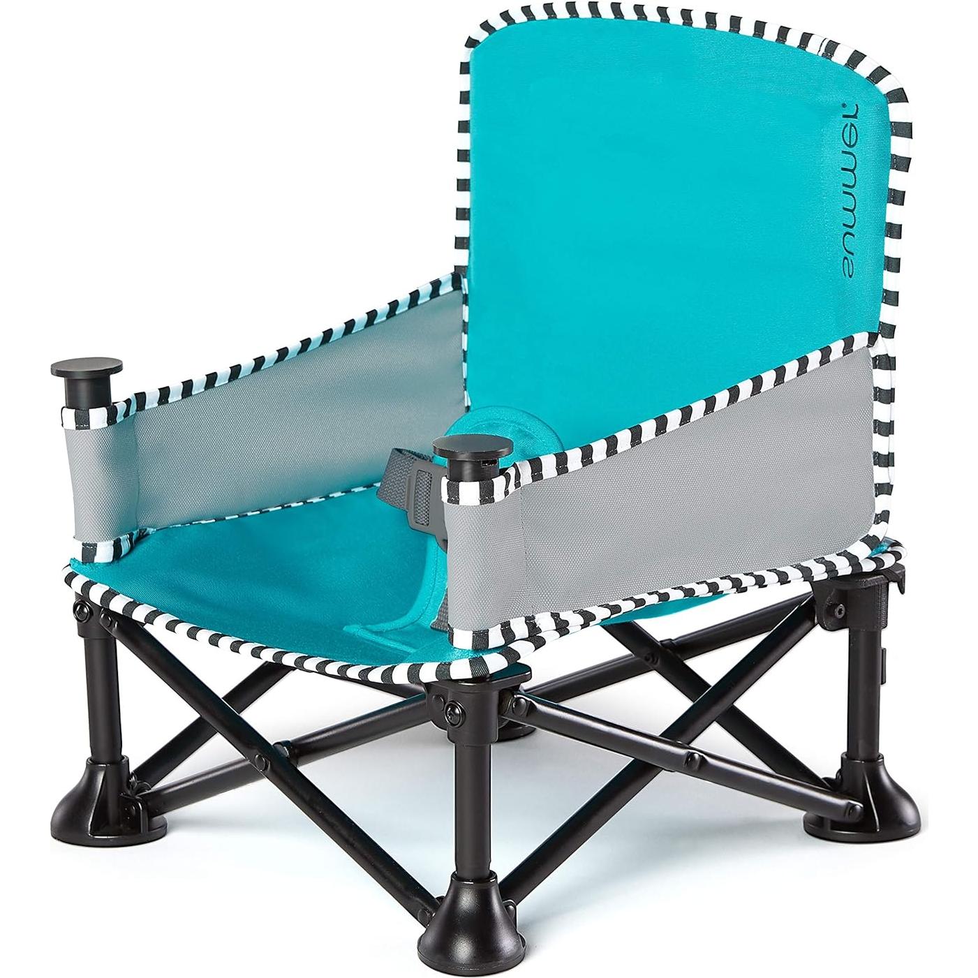 Silla Aumentadora Portátil Bright Starts Pop 'N Sit Aqua