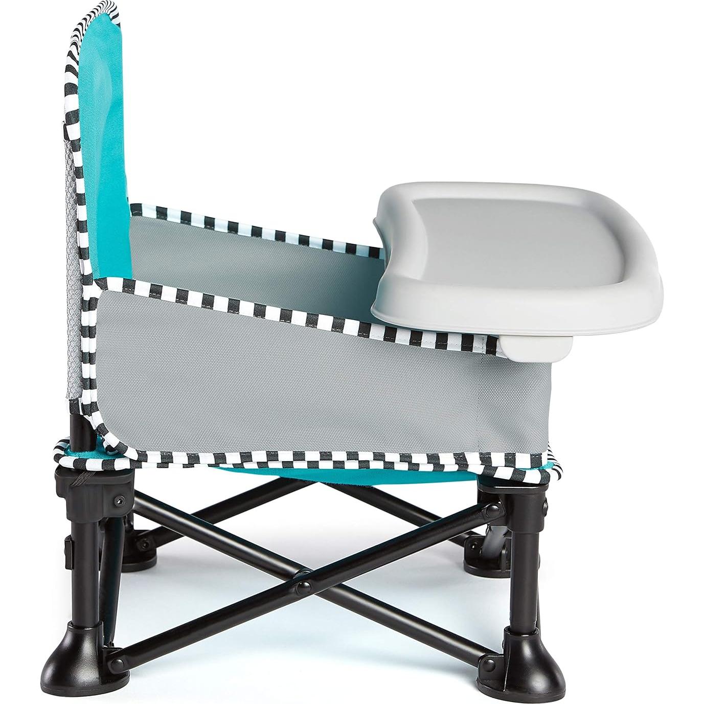 Silla Aumentadora Portátil Bright Starts Pop 'N Sit Aqua
