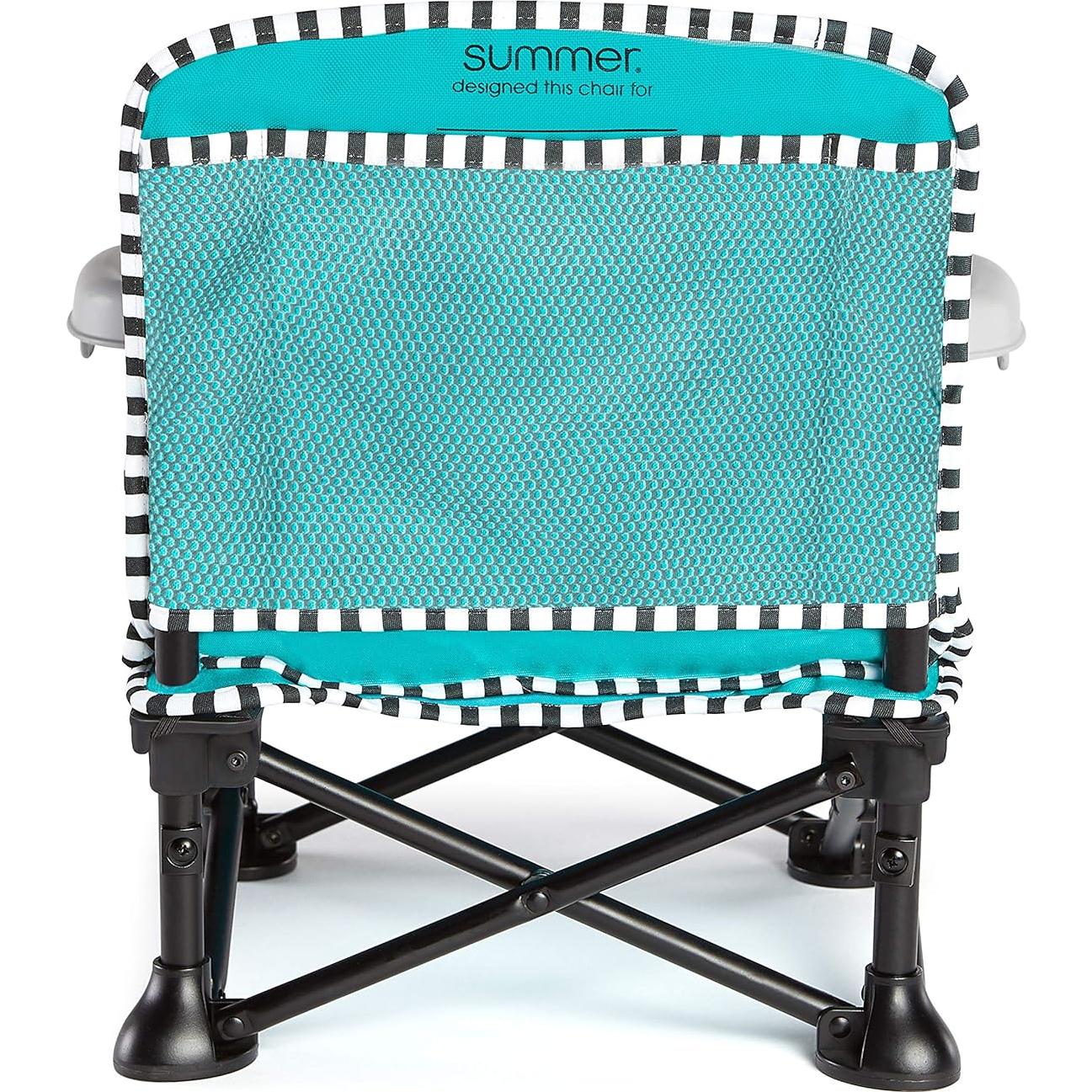 Silla Aumentadora Portátil Bright Starts Pop 'N Sit Aqua