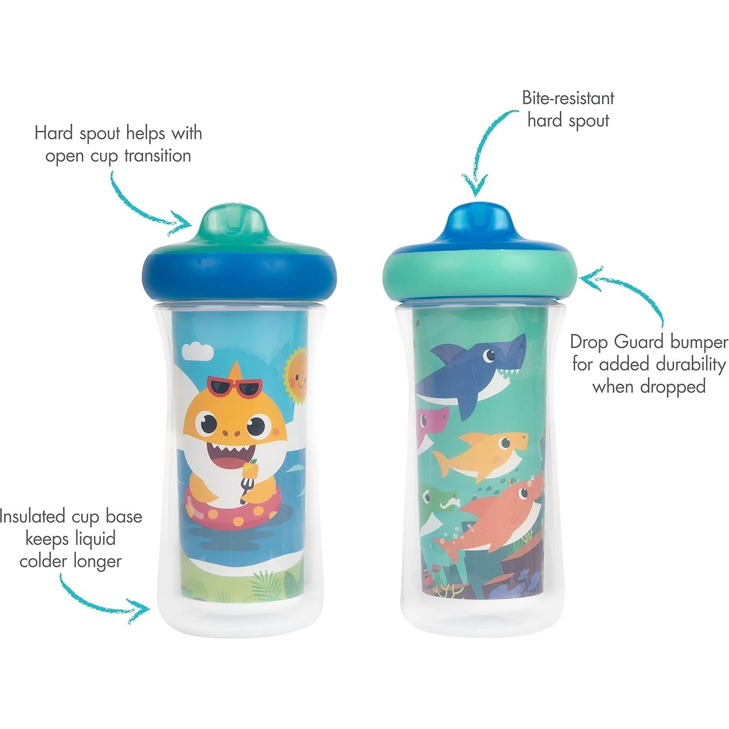 Taza Sippy Aislada La Primera Infancia Baby Shark 0.26 L