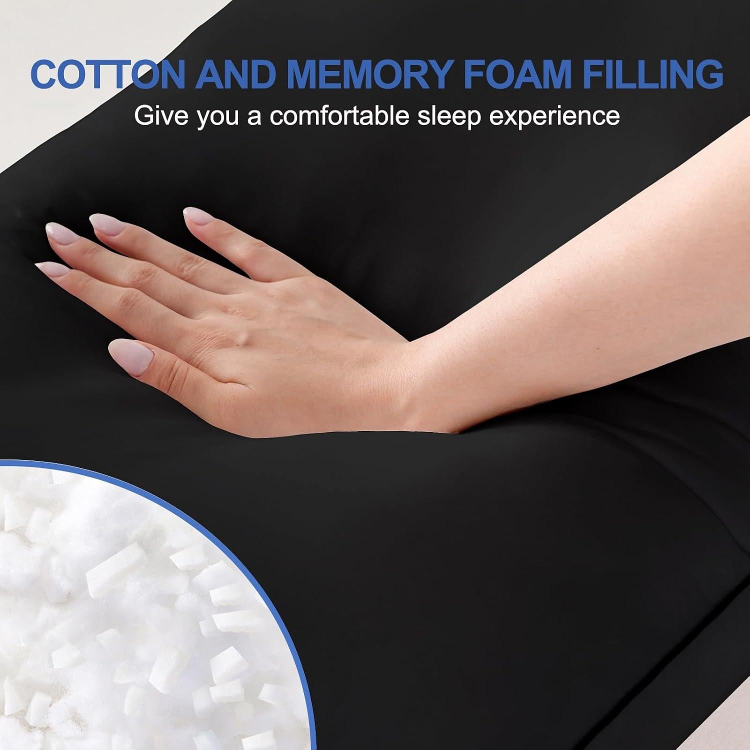 Almohada de Cuerpo Completo YZ HOME Espuma Viscoelástica 50.8x137.2cm