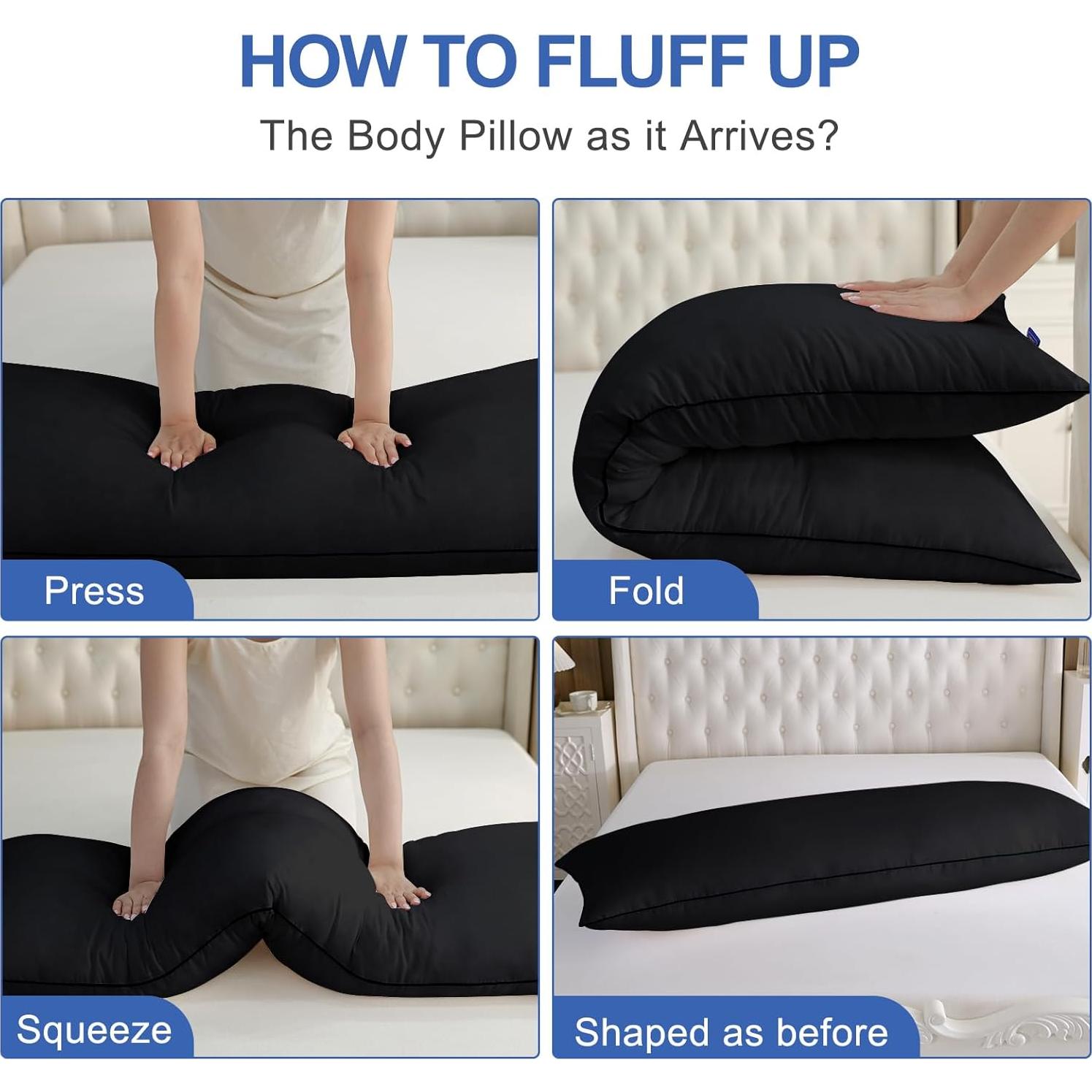 Almohada de Cuerpo Completo YZ HOME Espuma Viscoelástica 50.8x137.2cm