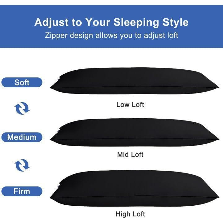 Almohada de Cuerpo Completo YZ HOME Espuma Viscoelástica 50.8x137.2cm