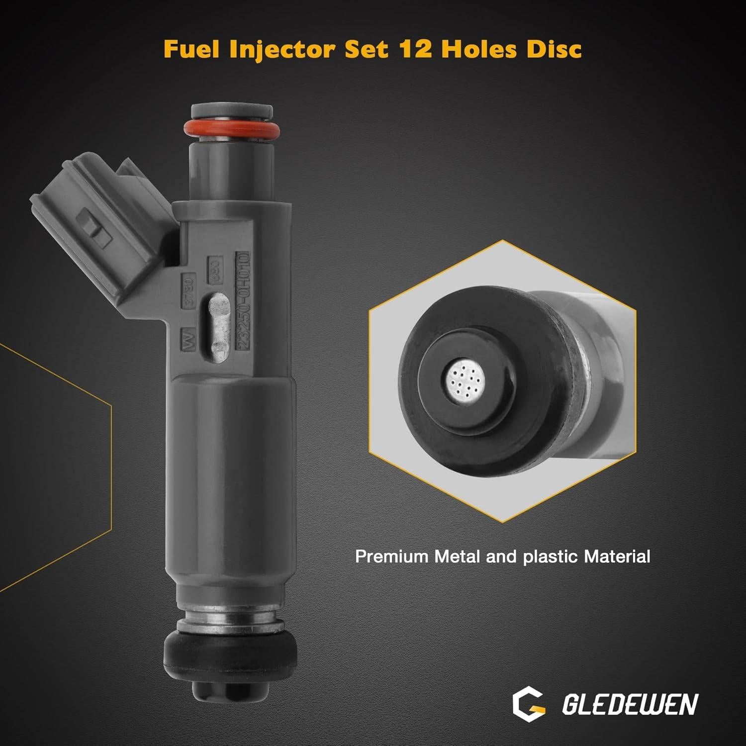 Inyectores de Combustible Gledewen 12 Agujeros 2.0L 2.4L