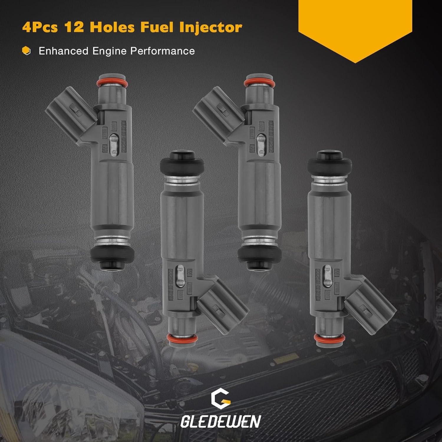 Inyectores de Combustible Gledewen 12 Agujeros 2.0L 2.4L