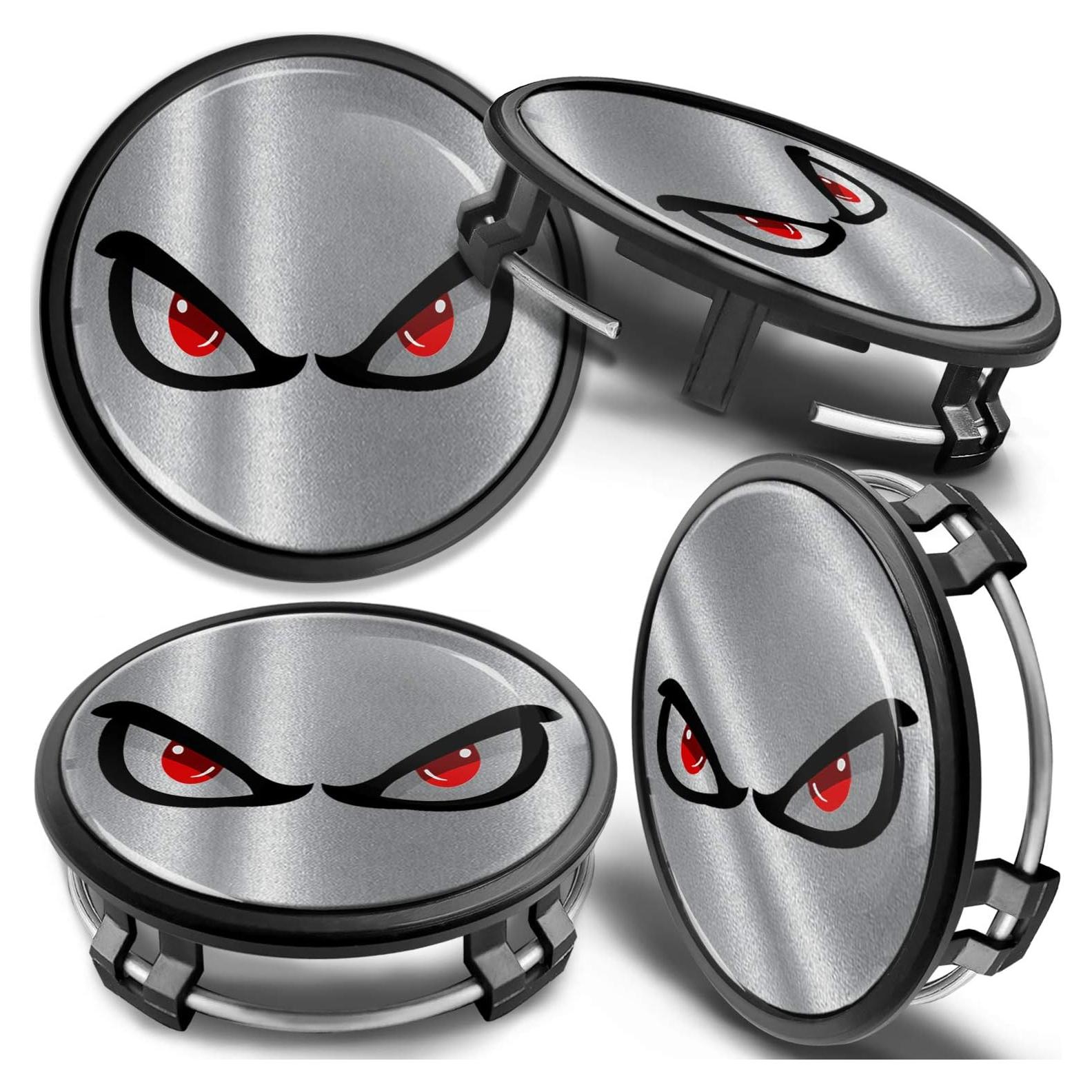 Juego de 4 Tapas de Centro 75mm SkinoEu para Mercedes