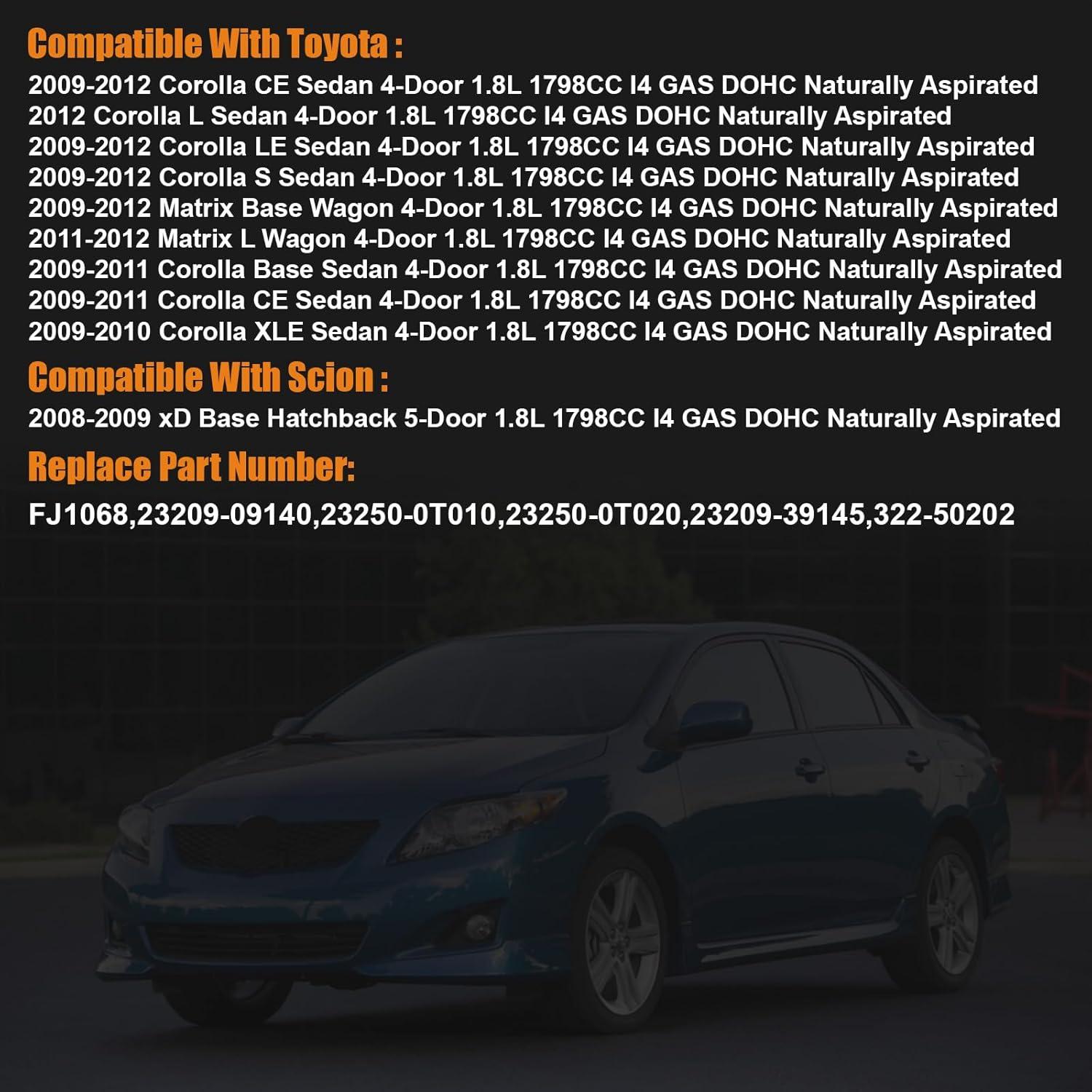 Inyector de combustible Zxyculture 1.8L para Toyota Corolla