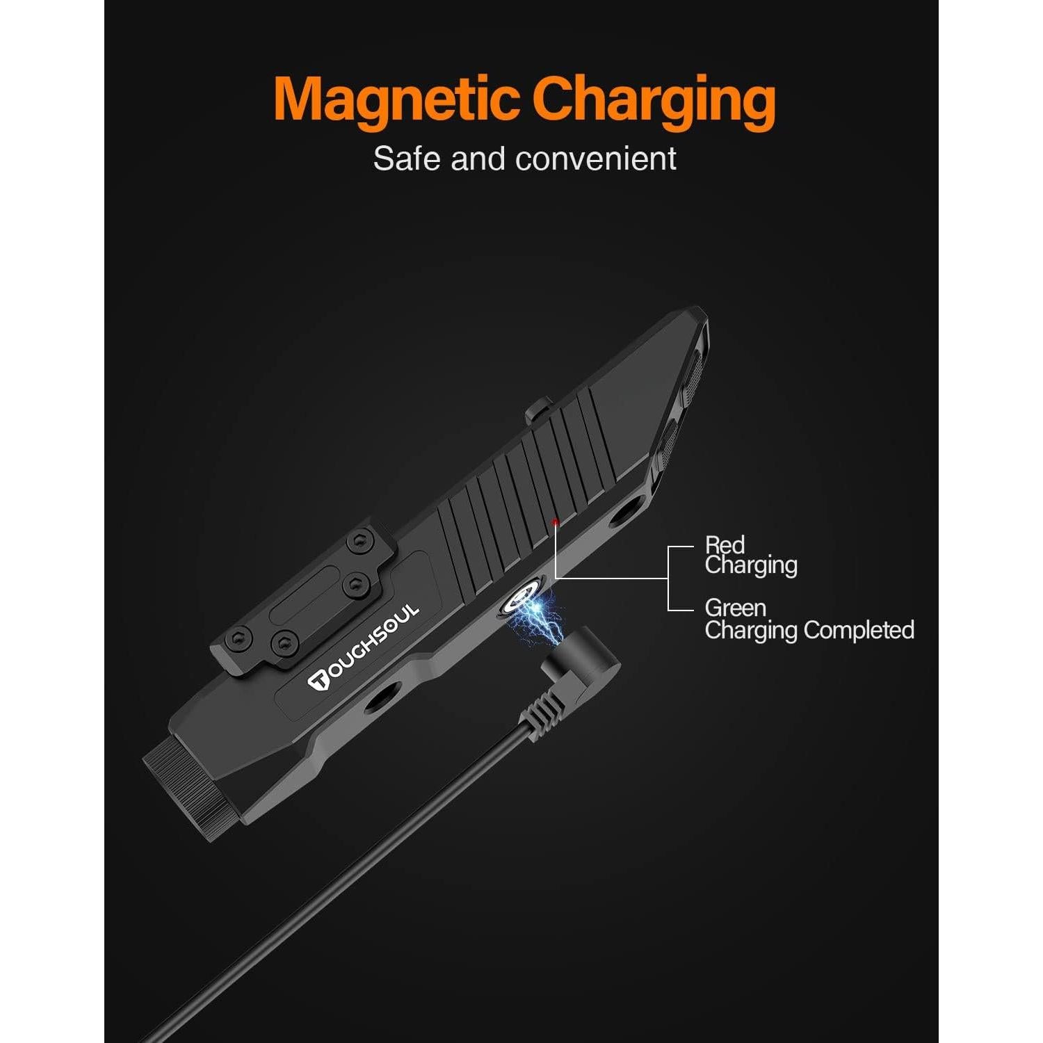 Linterna Táctica TOUGHSOUL 1450 Lúmenes Picatinny MLOK