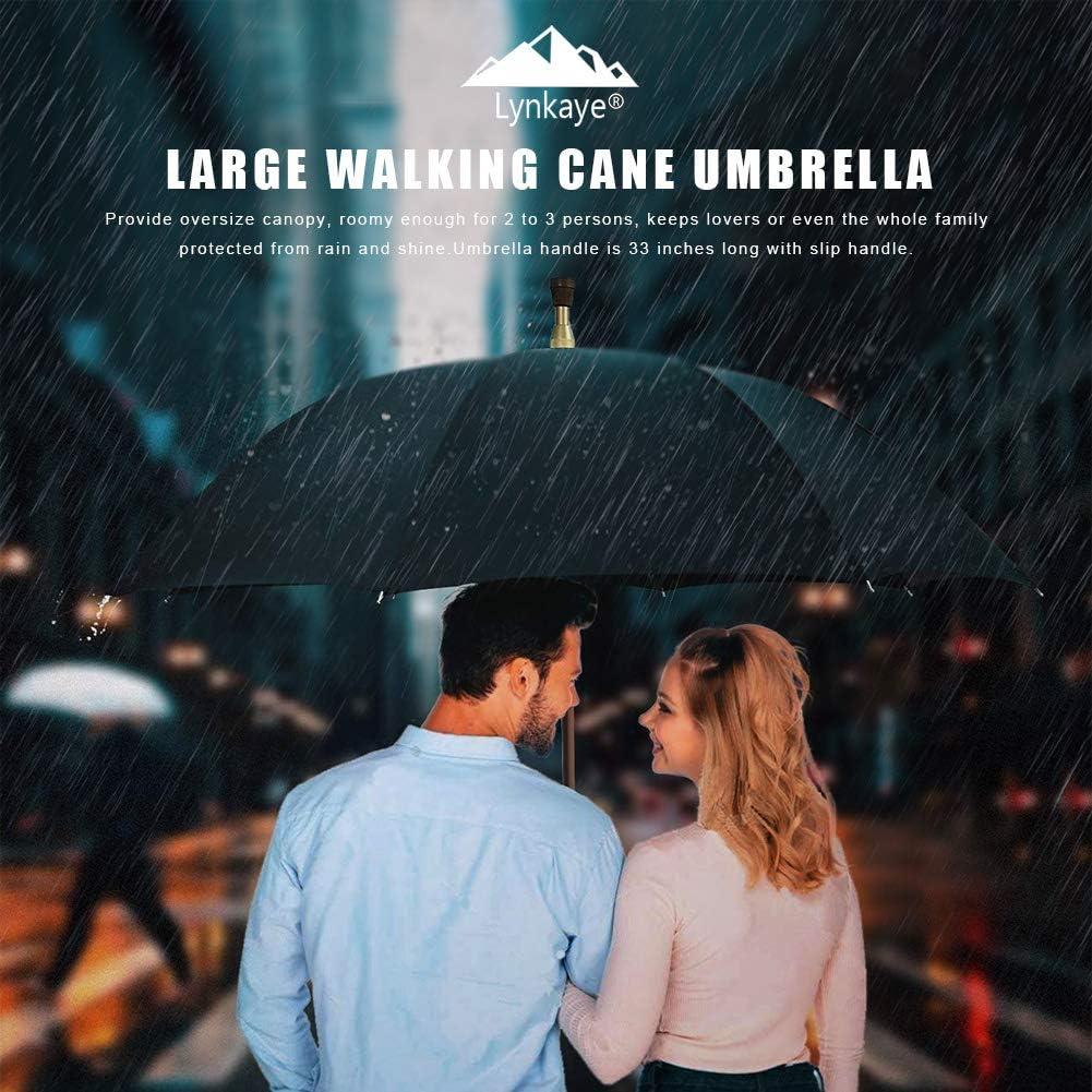 Paraguas Bastón Wrzbest Ajustable Altura Negro 0.54 kg