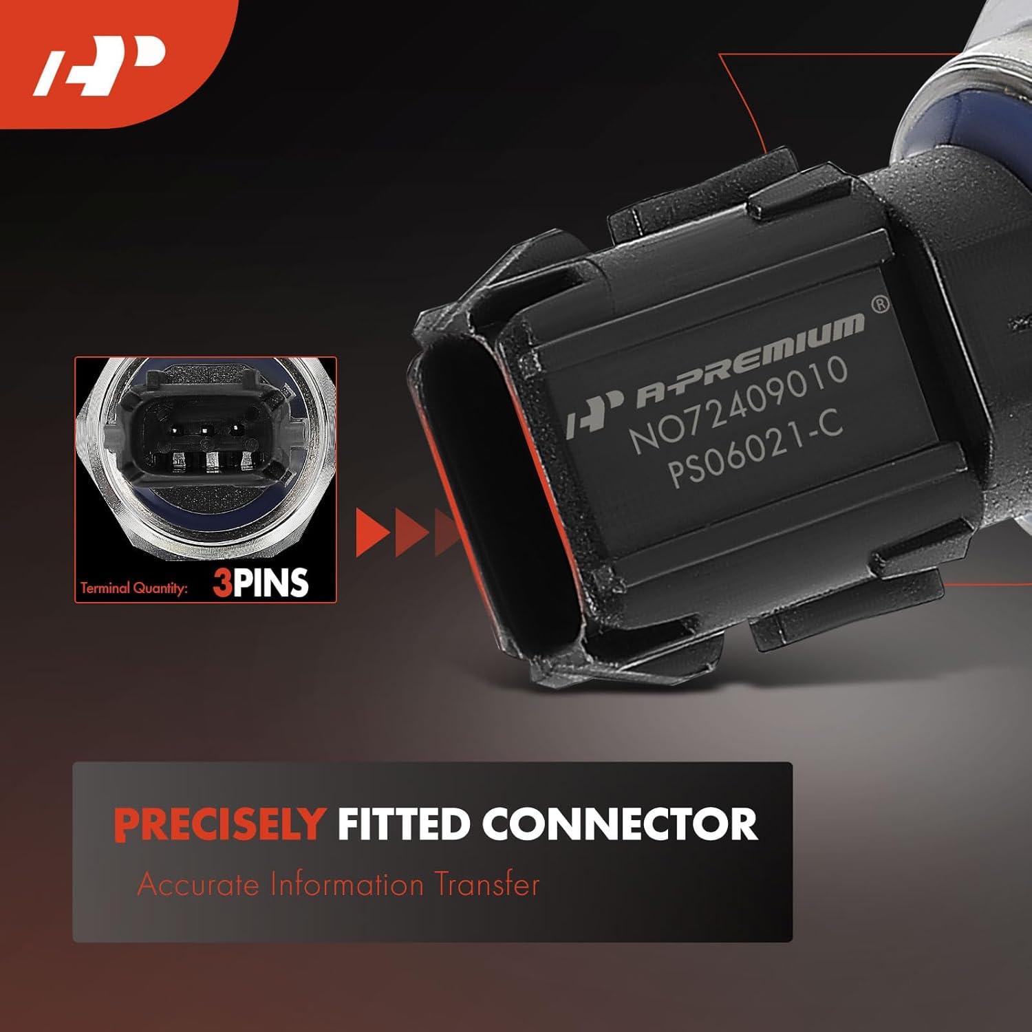 Sensor de Presión de Inyección A-Premium 4 Pines para Toyota