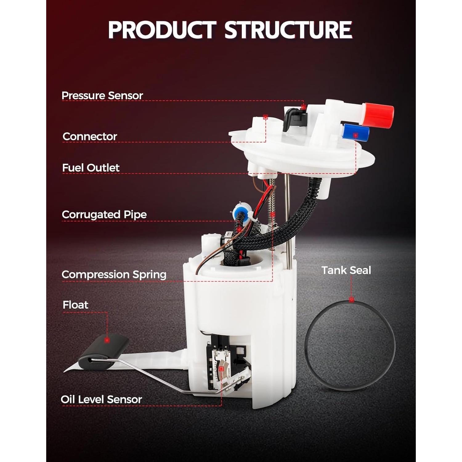 Bomba de Combustible Eléctrica Torchbeam FG2130 para Toyota Tacoma 2016-2022