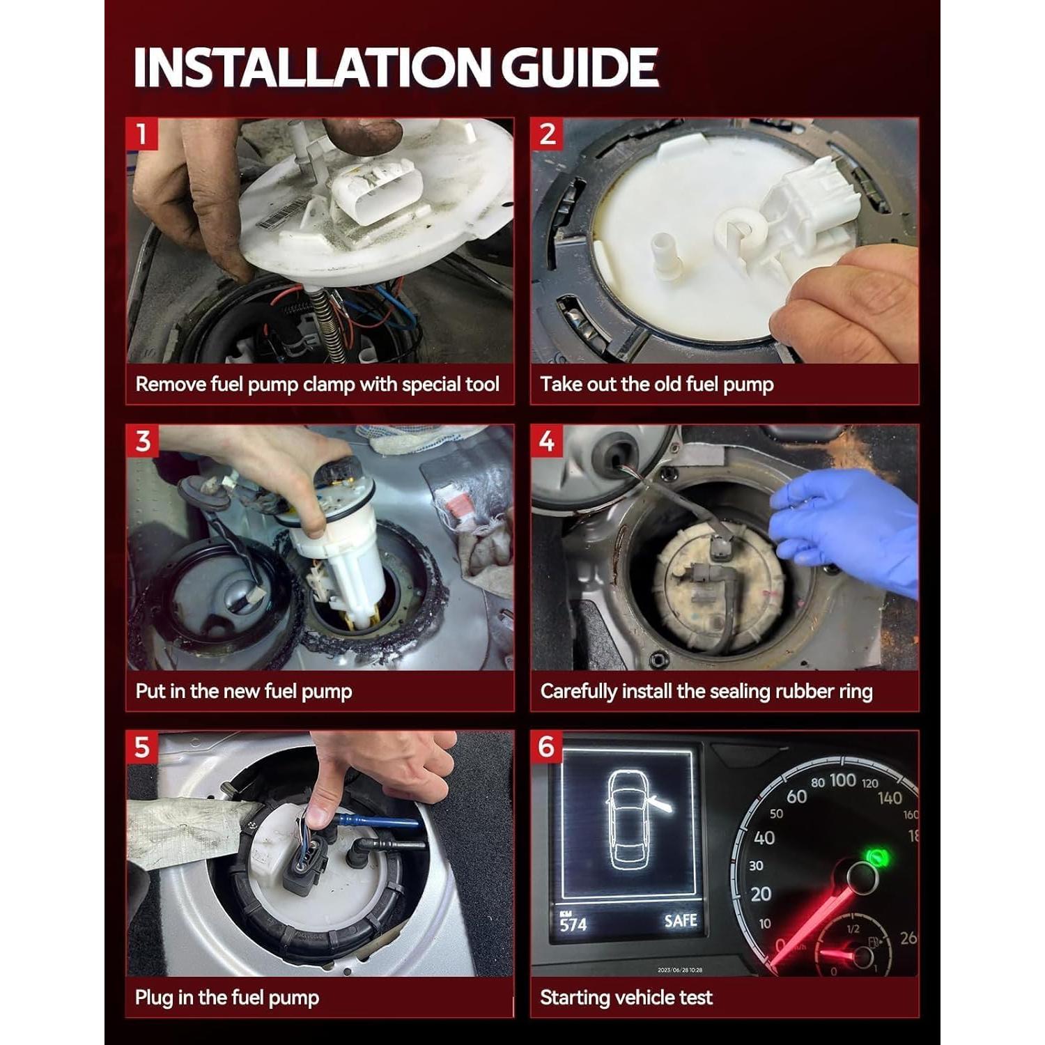 Bomba de Combustible Eléctrica Torchbeam FG2130 para Toyota Tacoma 2016-2022