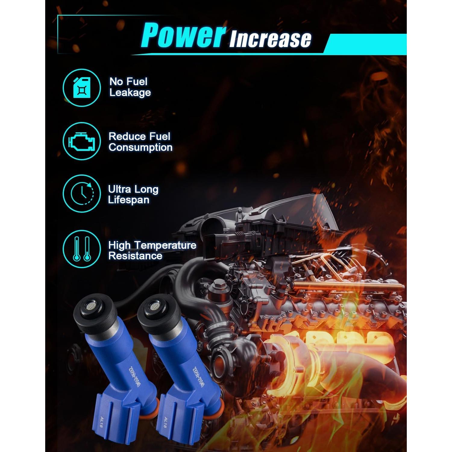 Inyectores de Combustible AUPEFT 23250-21040 para Toyota Yaris 1.5L