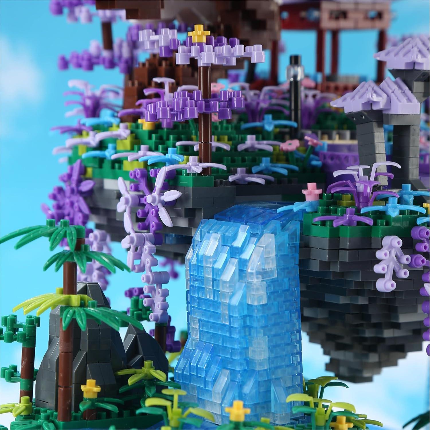 Juego de Construcción Yushinv 4574Pcs Casa Árbol Sakura