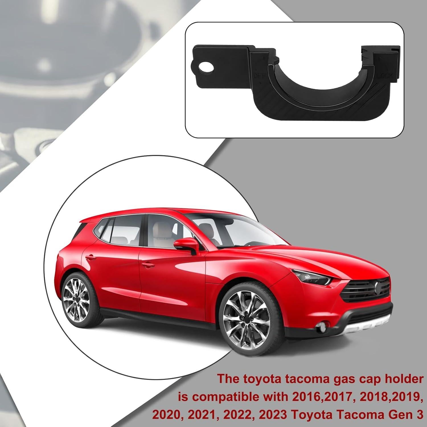 Soporte de Tapa de Combustible BFXM para Toyota Tacoma 2016-2023