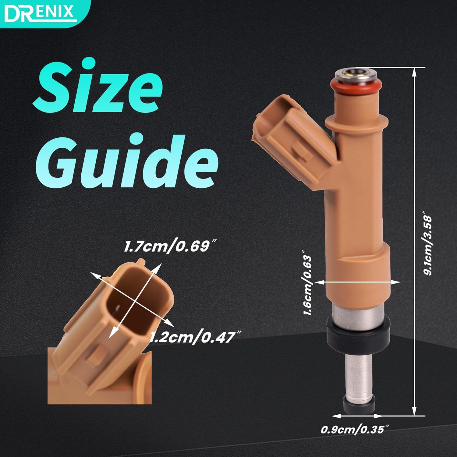 Inyectores de combustible DRENIX para Toyota Corolla 2009-2015