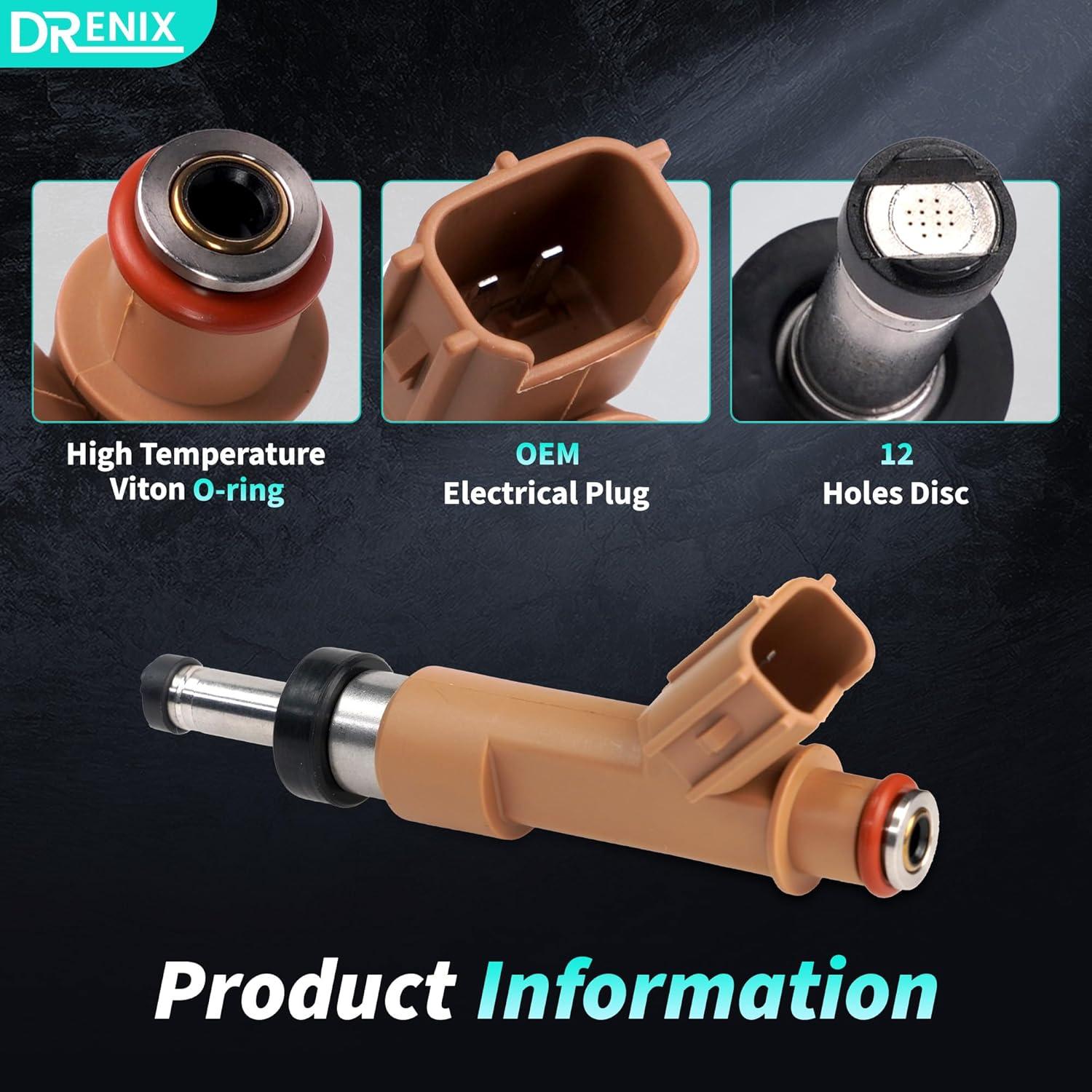 Inyectores de combustible DRENIX para Toyota Corolla 2009-2015