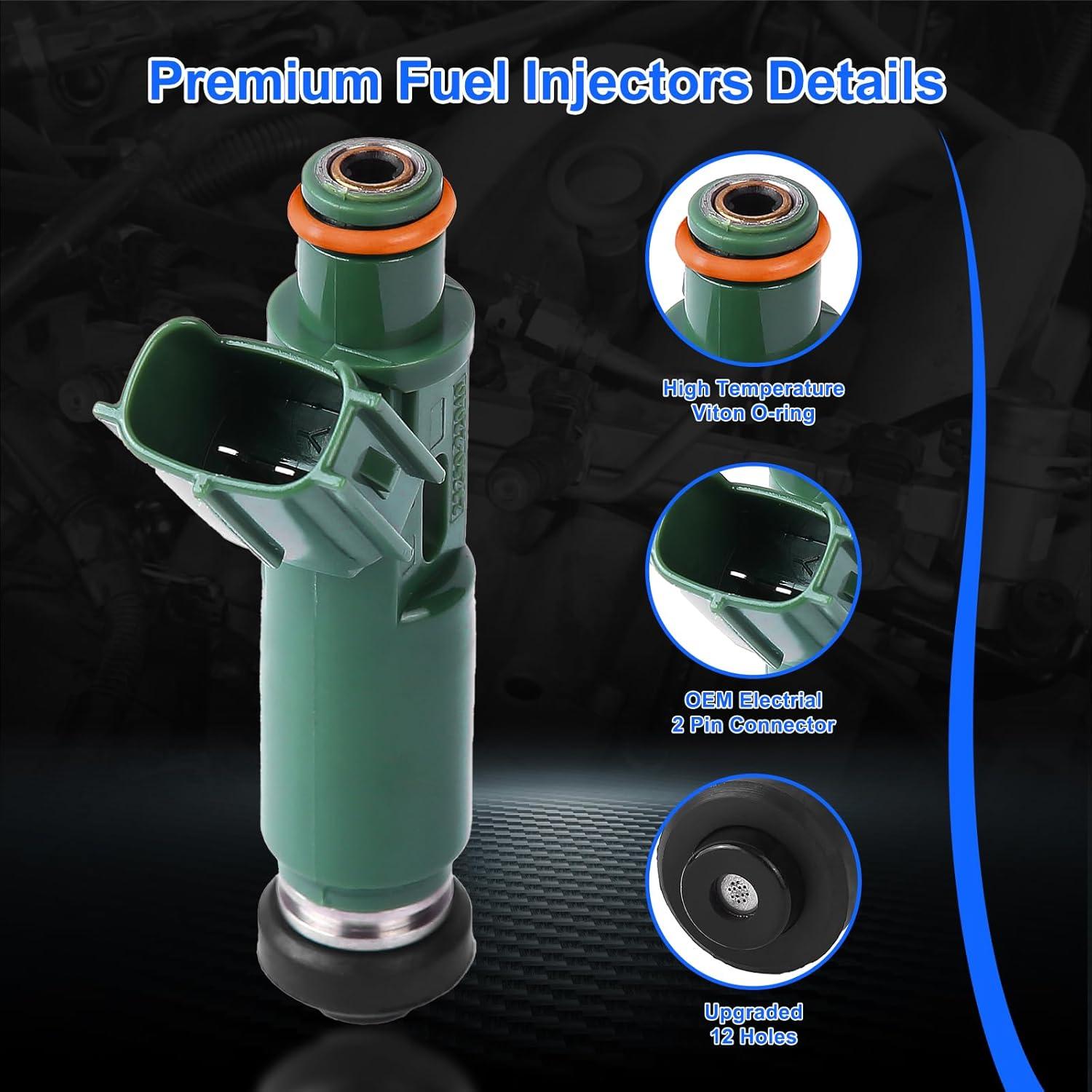 Inyectores de combustible BLPextrm para Toyota y Chevy 4PCS