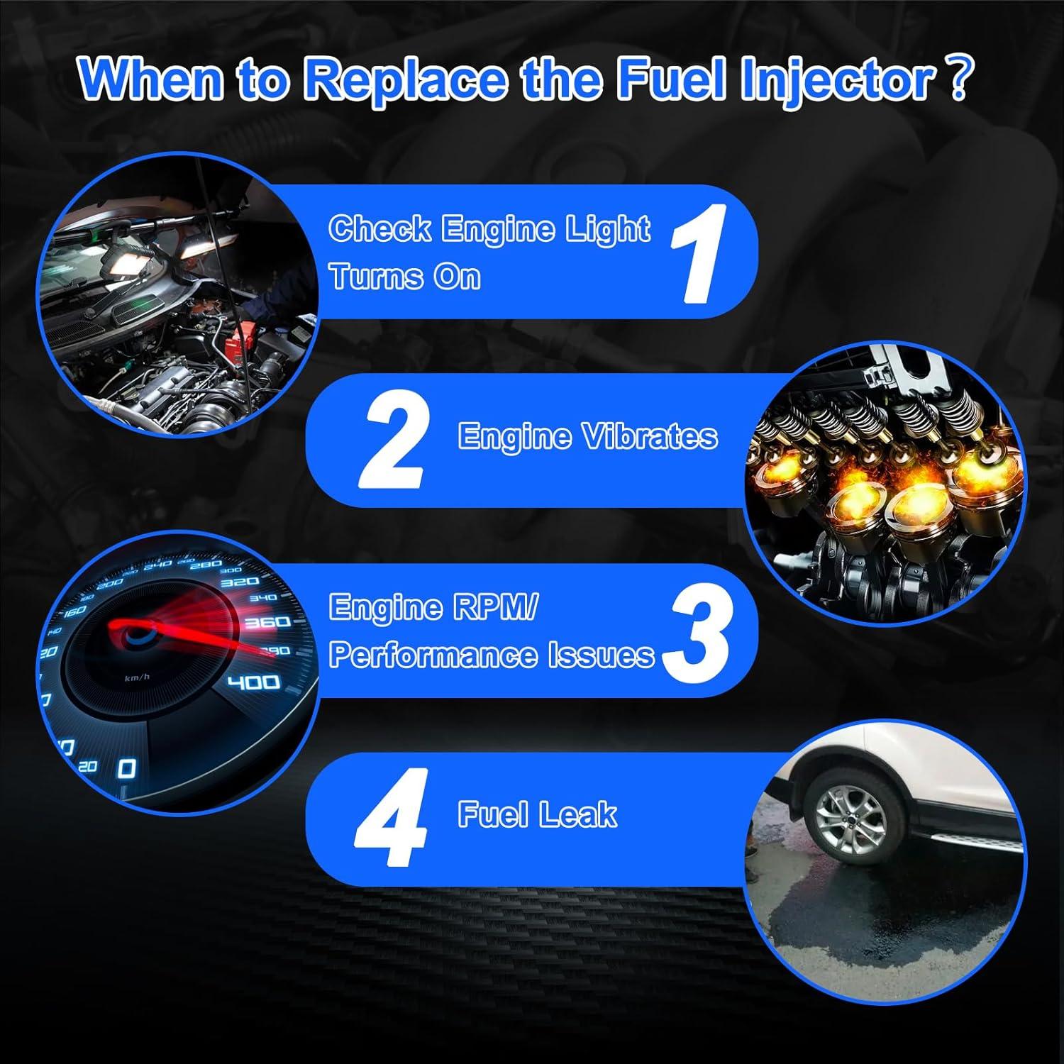 Inyectores de combustible BLPextrm para Toyota y Chevy 4PCS