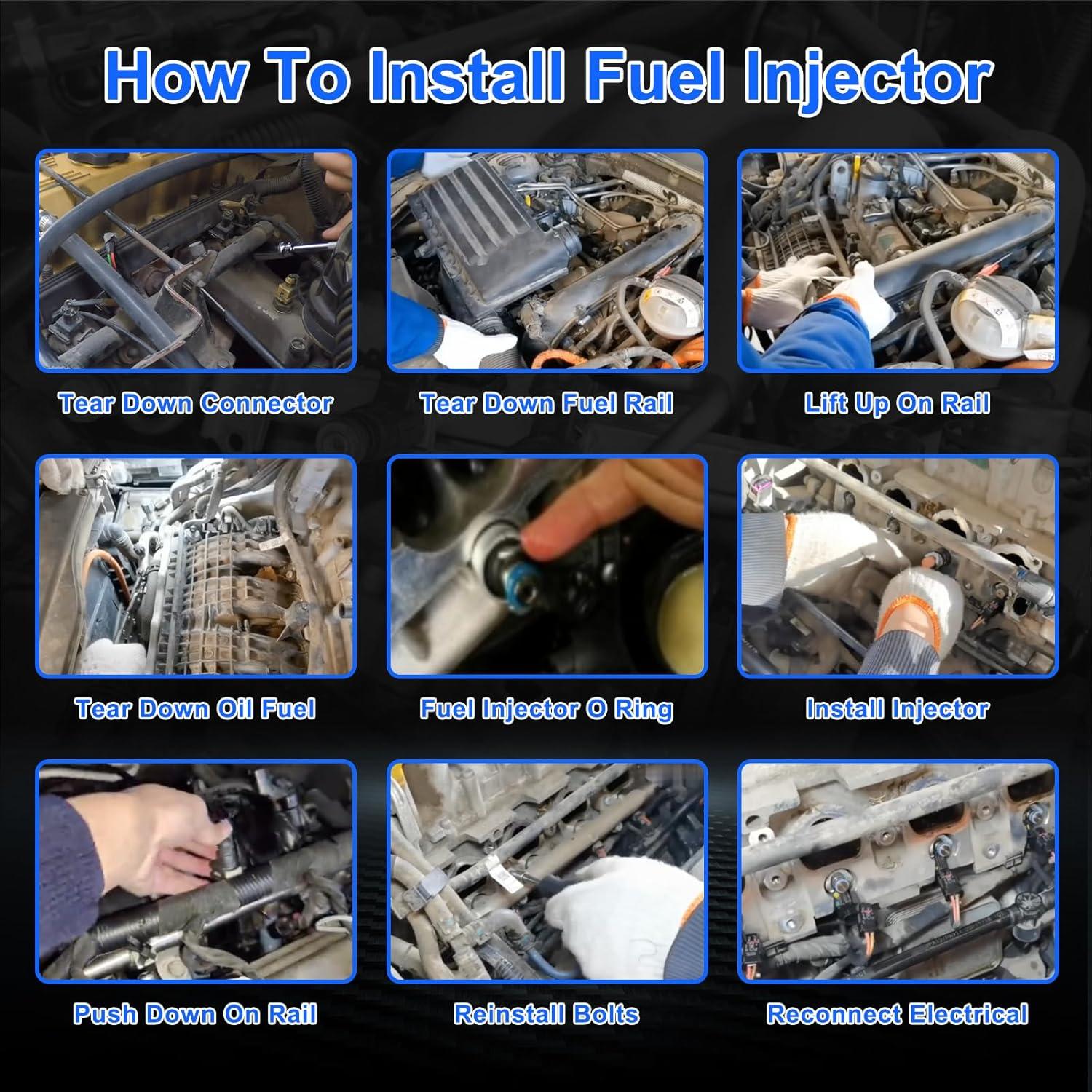 Inyectores de combustible BLPextrm para Toyota y Chevy 4PCS