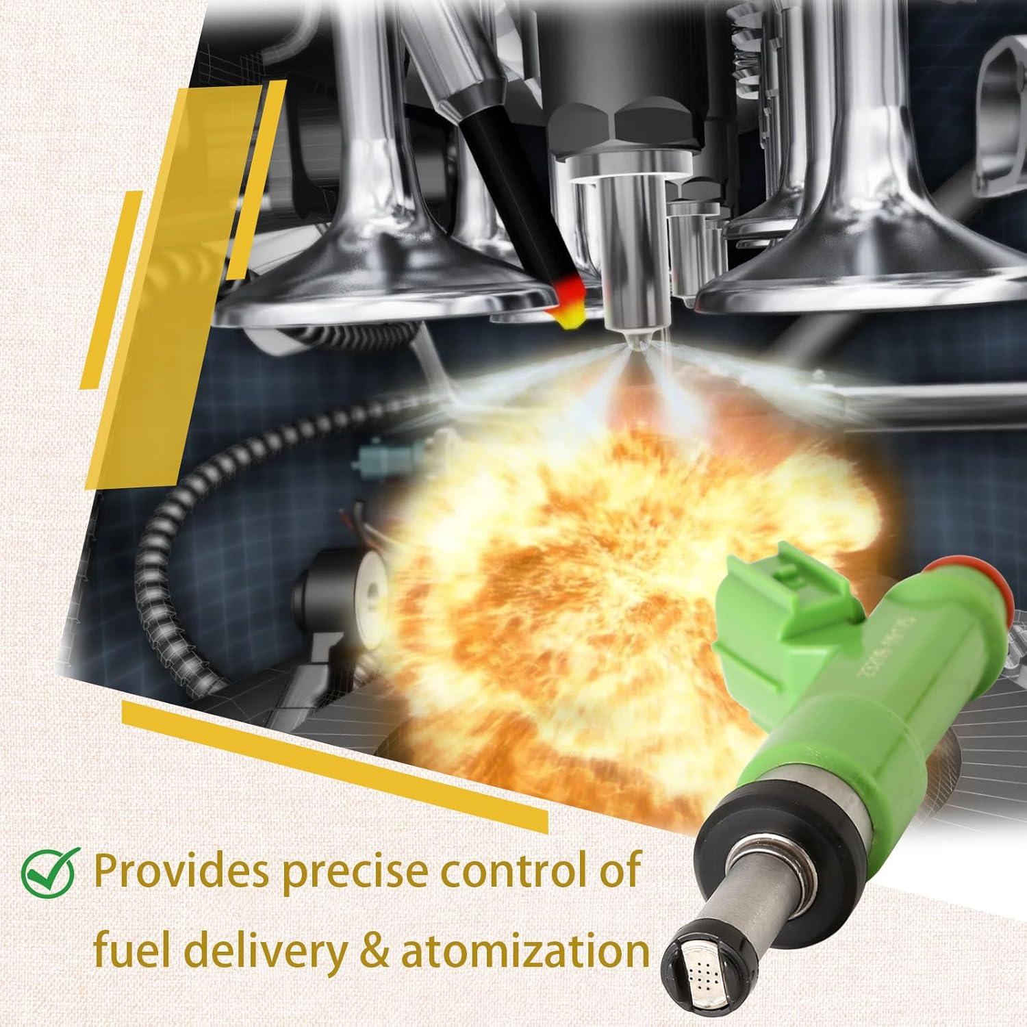 Inyectores de Combustible Pjvmvo 2AR-FE 2.5L Juego de 4