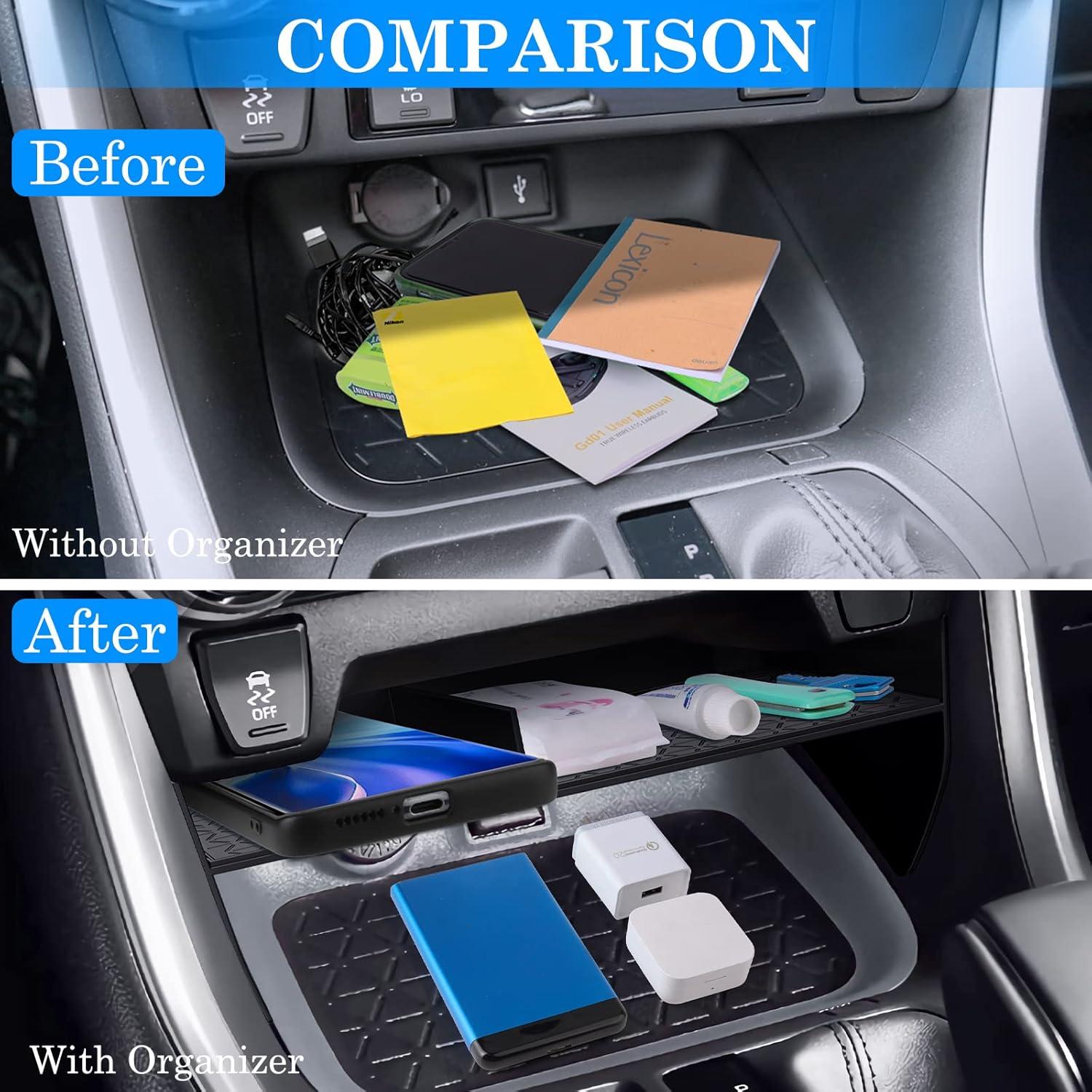 Organizador de Consola Central DIAMOOKY para Toyota RAV4 2019-2025