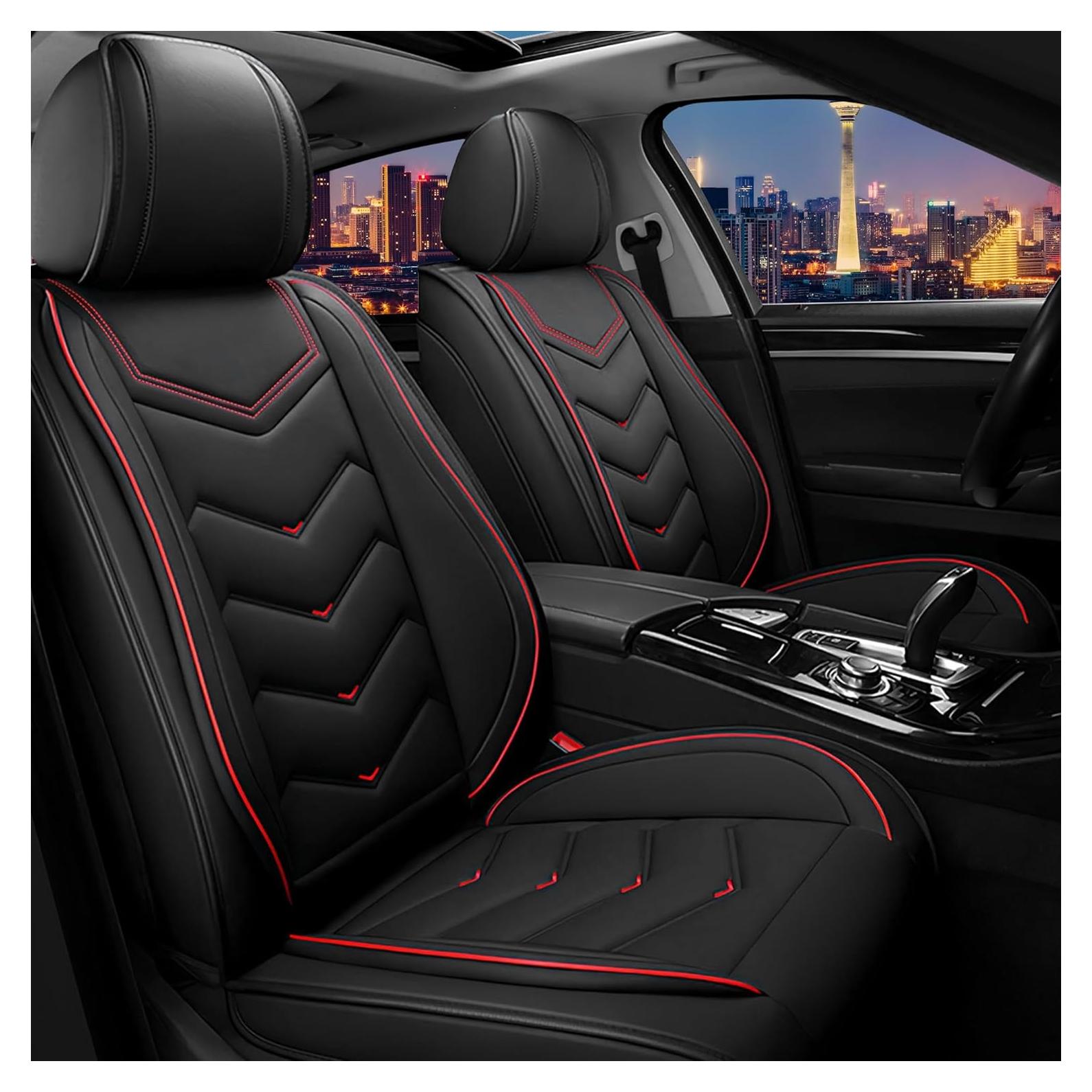 Fundas de Asiento Toyota Camry 2000-2025 Cuero Nappa Negro