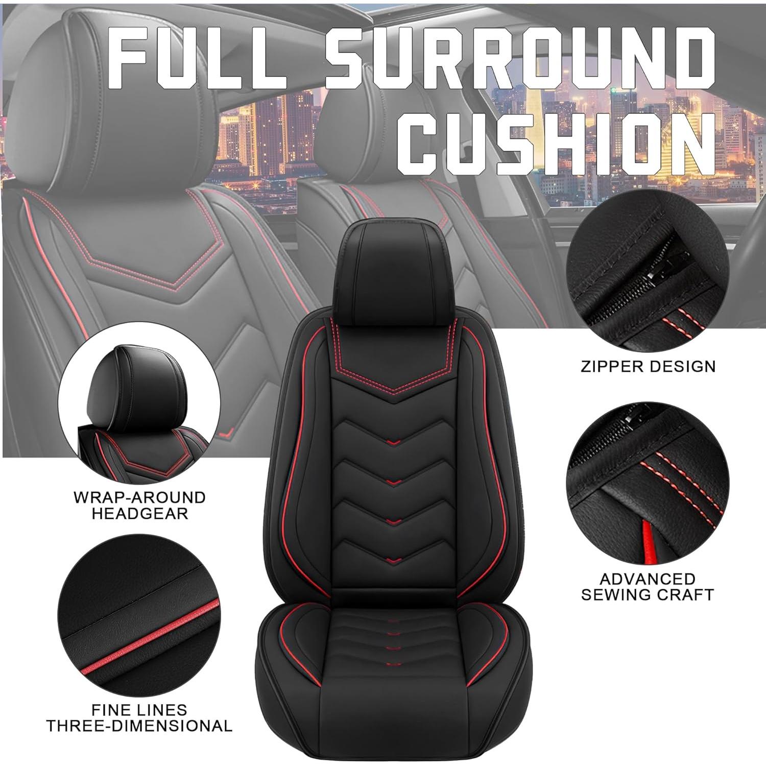 Fundas de Asiento Toyota Camry 2000-2025 Cuero Nappa Negro