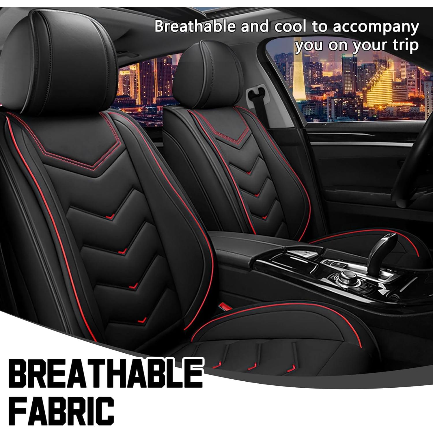 Fundas de Asiento Toyota Camry 2000-2025 Cuero Nappa Negro