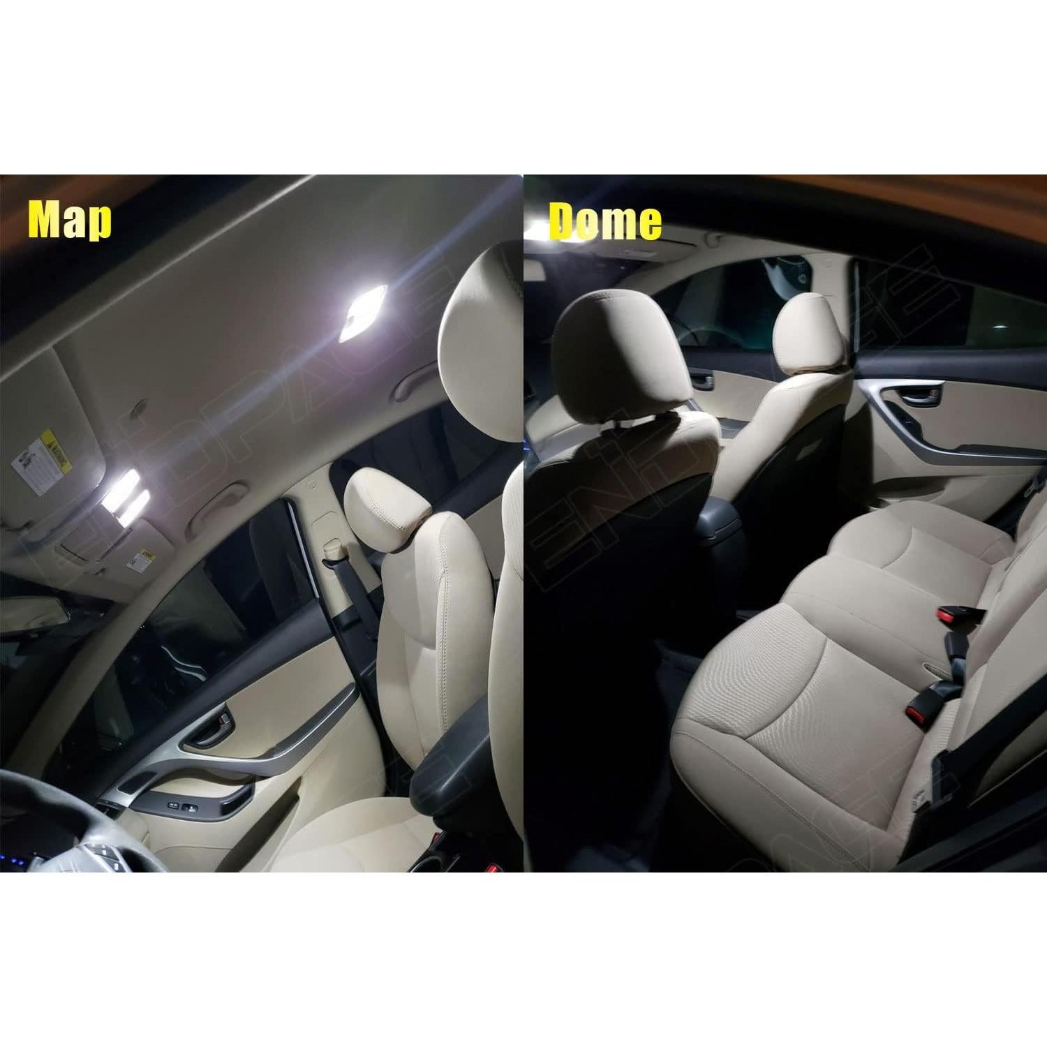 Kit de luces LED interior 14 piezas Toyota Camry 2007-2020