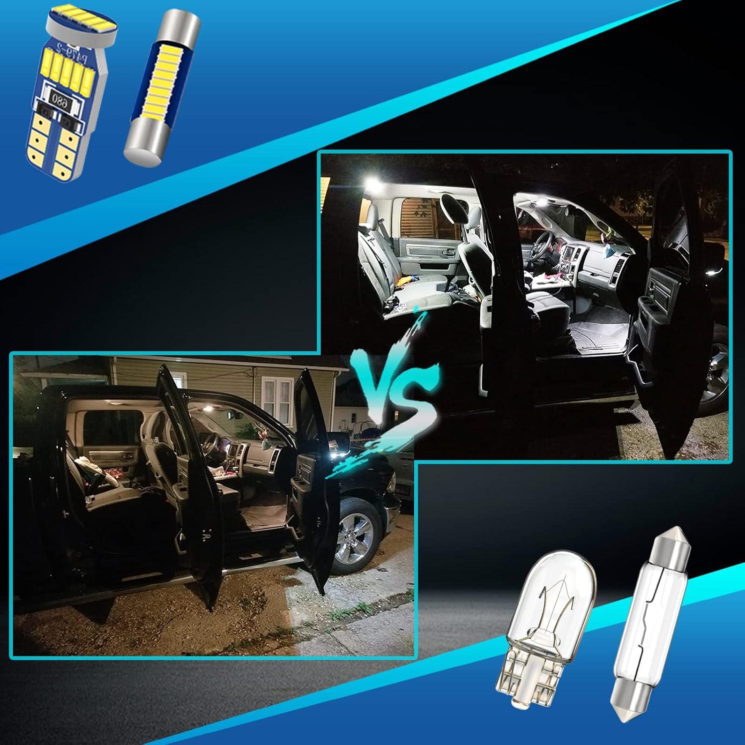 Kit de luces LED interiores WEIMELTOY para Toyota Tundra 2007-2021