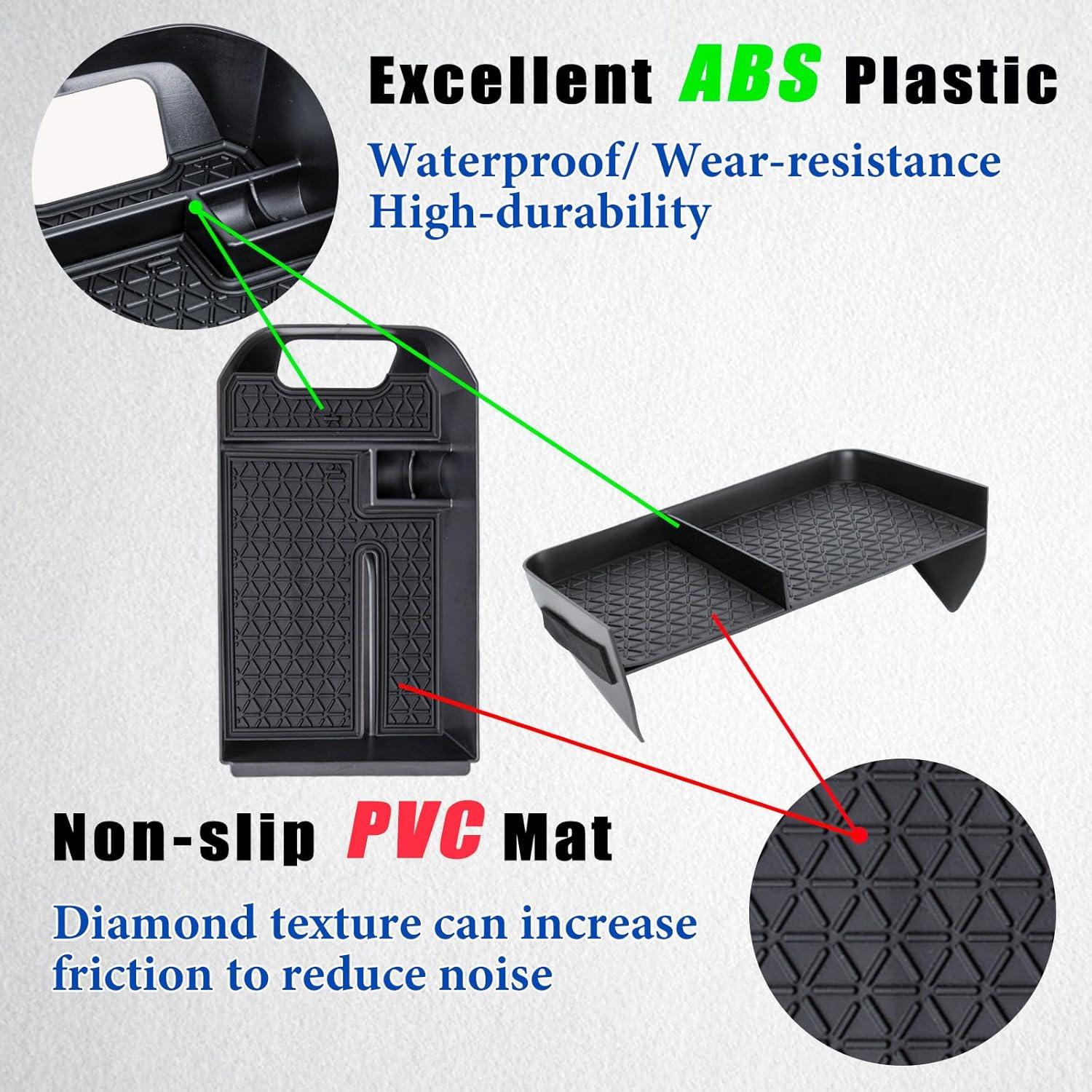 Bandeja organizadora Neepiar 3PCS para Toyota RAV4 2019-2025