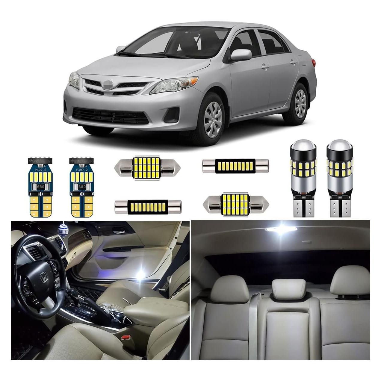 Kit de Luces LED Interiores AUTOGINE para Toyota Corolla 2003-2012