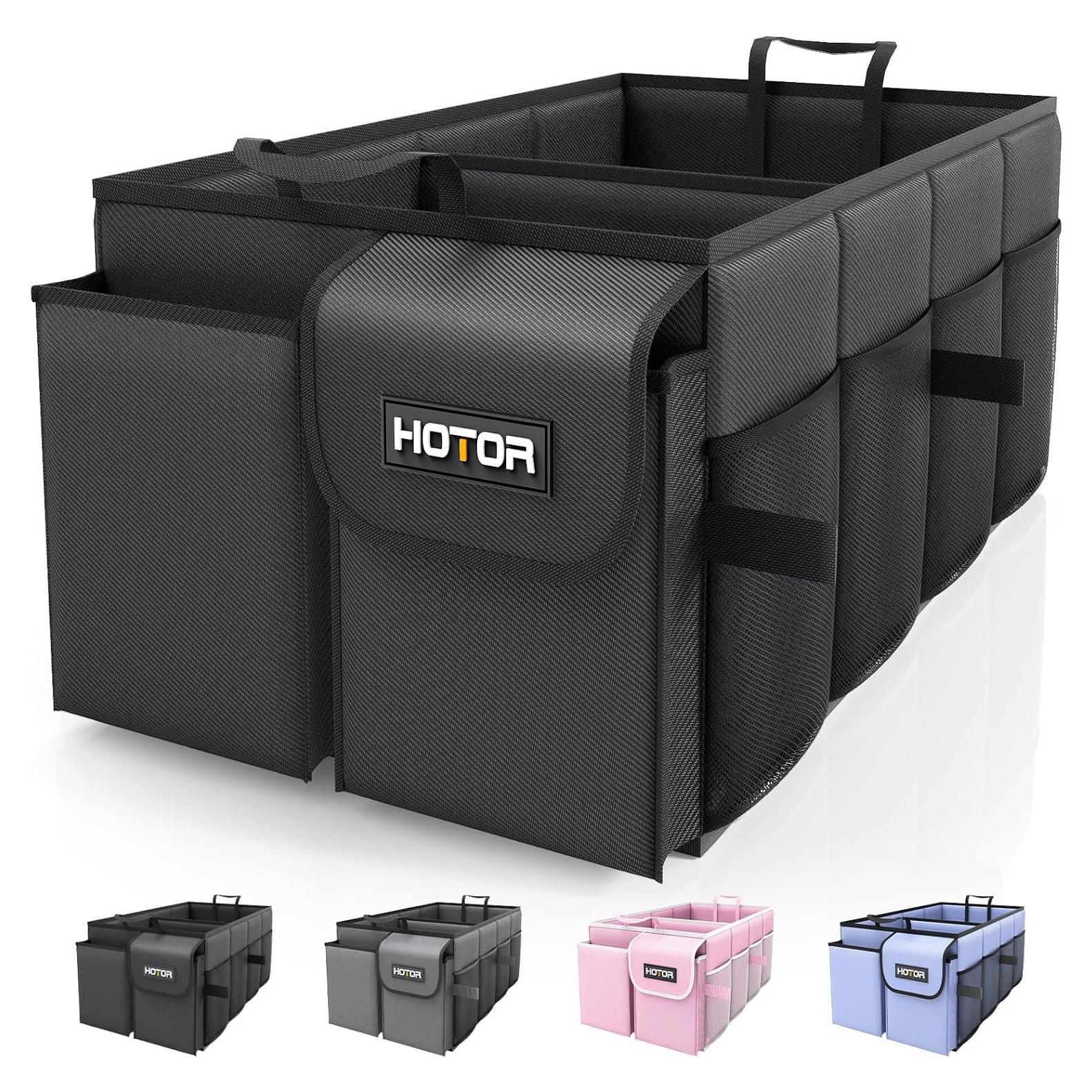 Organizador de Maletero HOTOR Plegable Negro 54x32x27cm