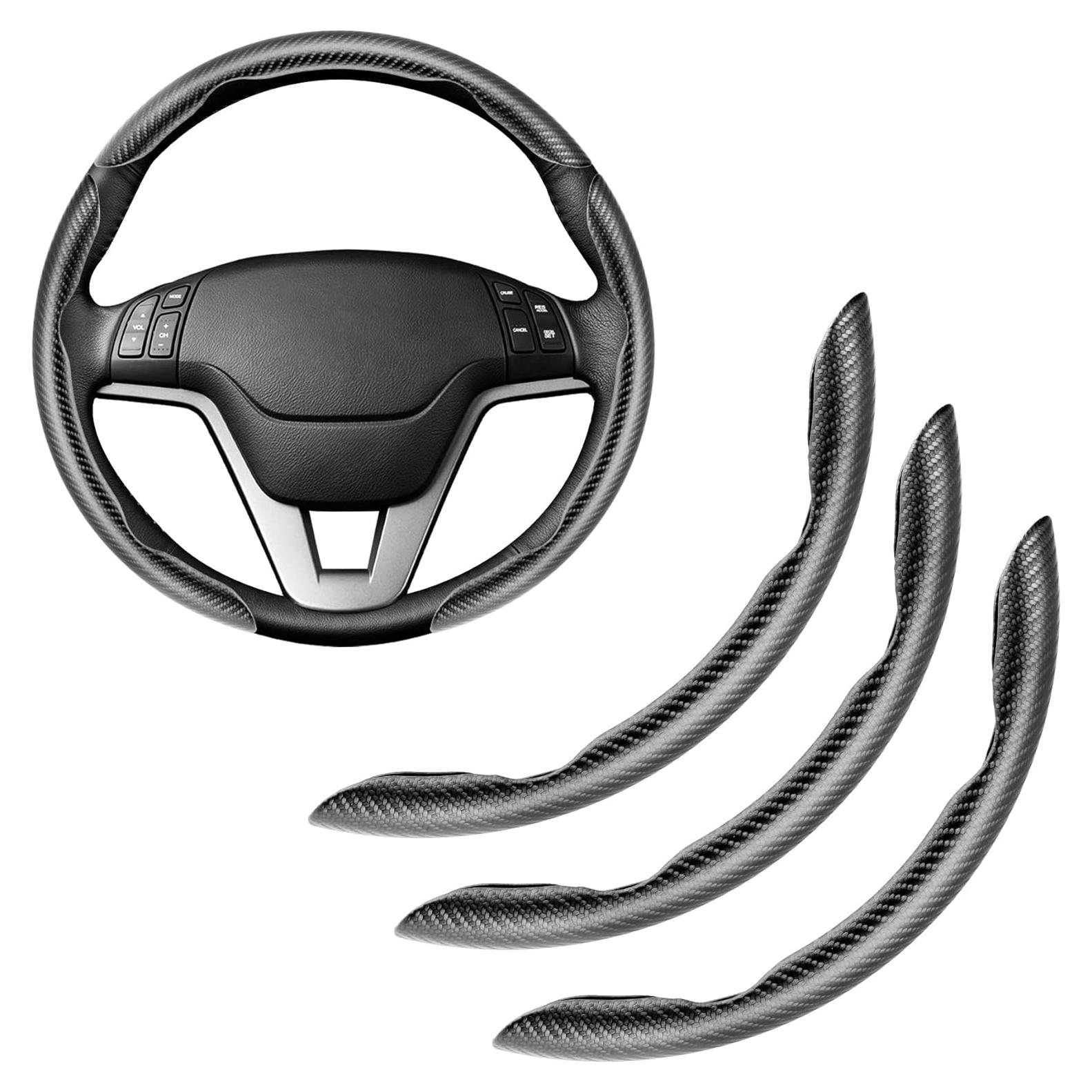 Funda de Volante Antideslizante Amiss 3 Piezas Negro