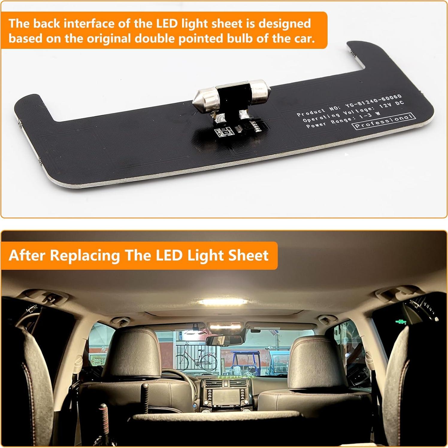 Luz LED Interior Trasera Toyota ZEN HON U-4500K Amarillo Cálido