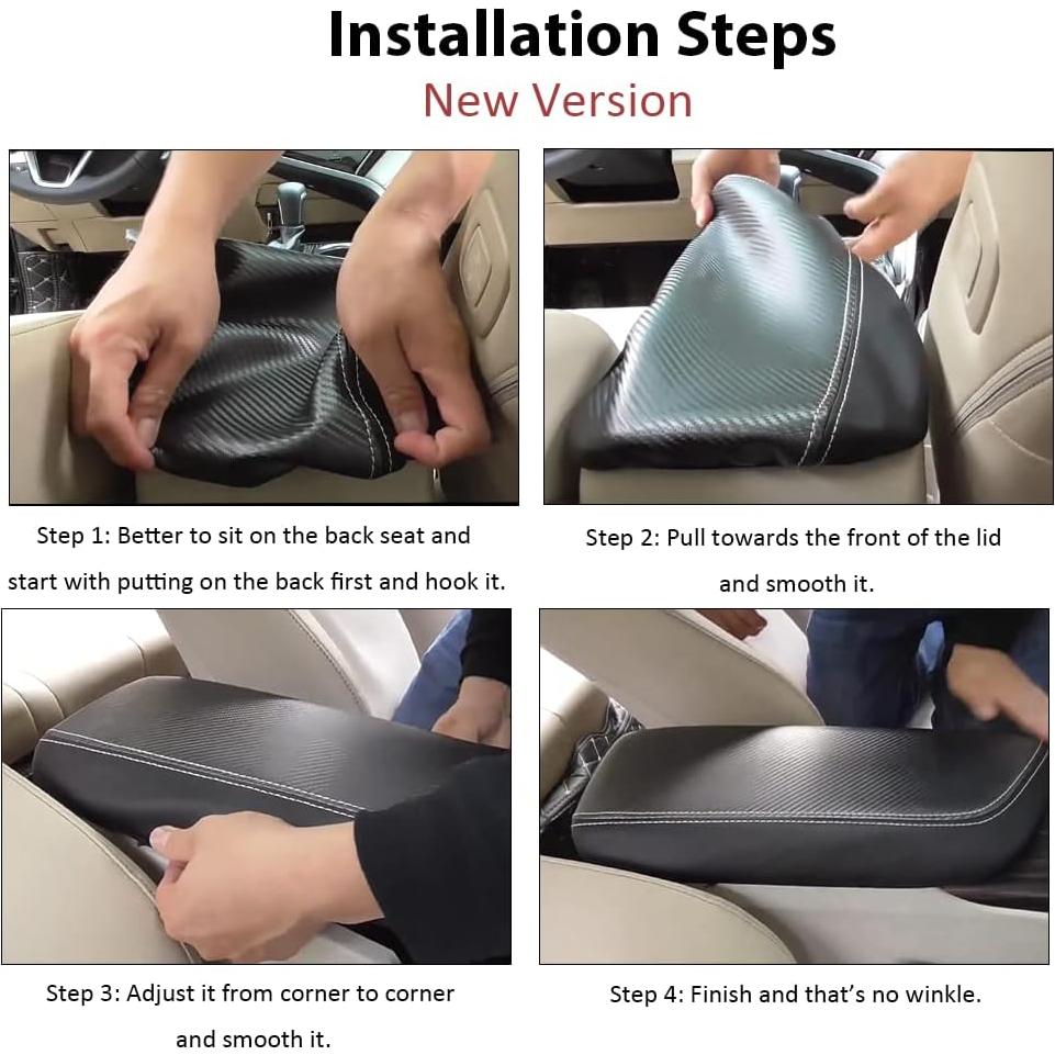 Cubierta reposabrazos Toyota Camry 2018-2024 INTGET fibra carbono