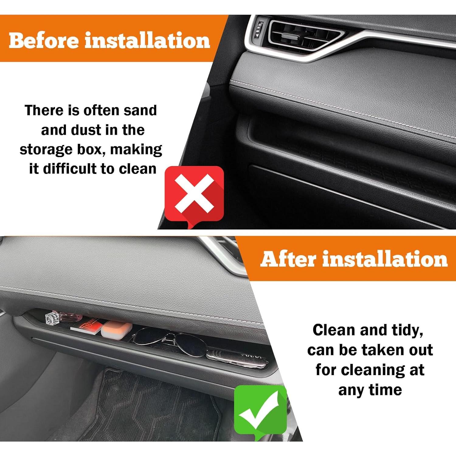 Organizador de Guantera TACOBRO para Toyota RAV4 2019-2025