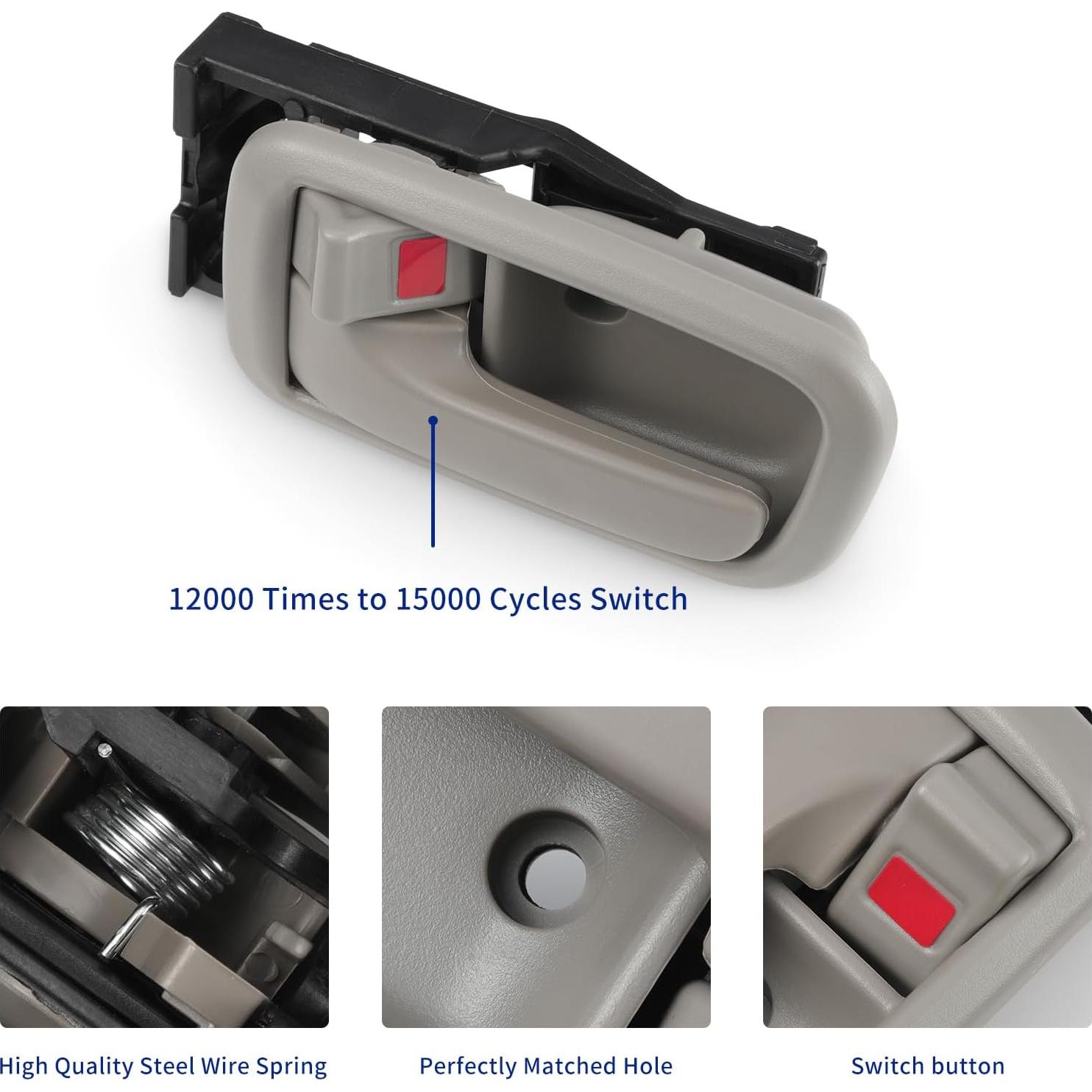 Par de manijas de puerta interior Lcyolada Toyota Tundra 2000-2006