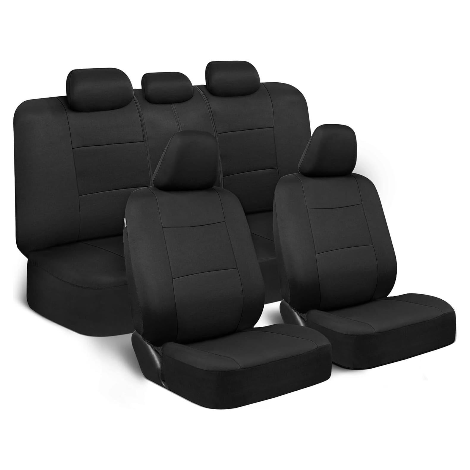 Cubiertas de Asiento de Auto BDK PolyPro Ajuste Universal Negro