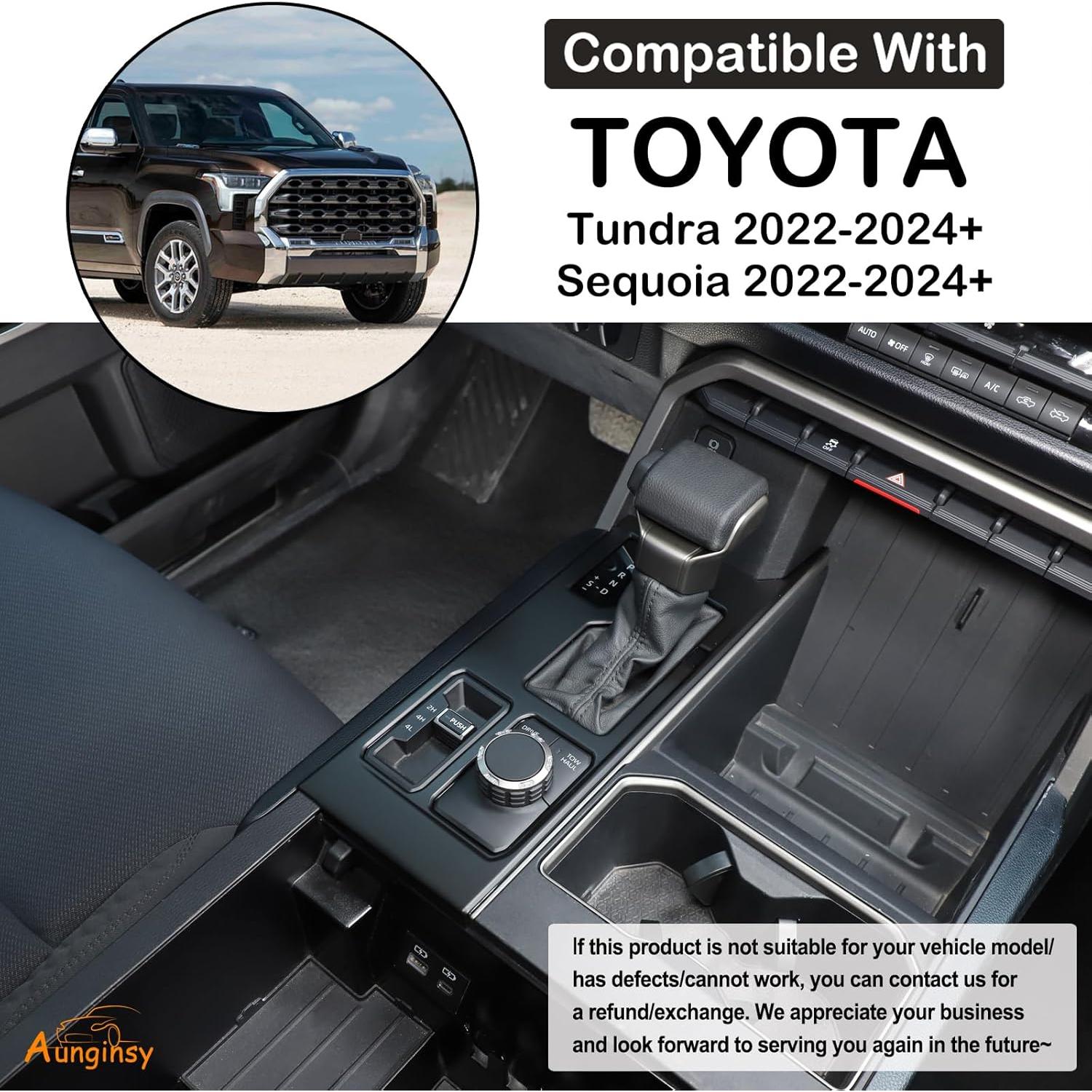 Cubierta panel cambio marcha Aunginsy Toyota Tundra/Sequoia 2022-2025