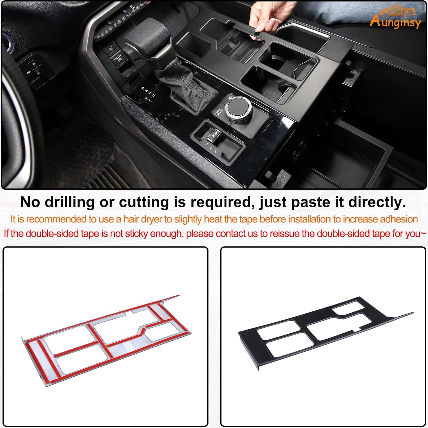 Cubierta panel cambio marcha Aunginsy Toyota Tundra/Sequoia 2022-2025