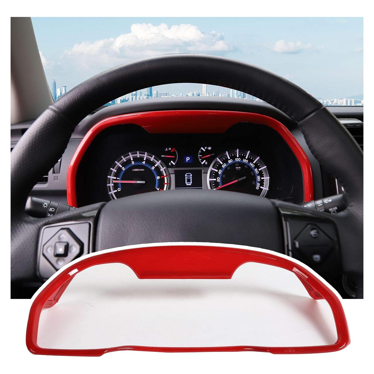 Cubierta Panel Instrumentos JeCar para Toyota 4Runner 2010-2020 Rojo