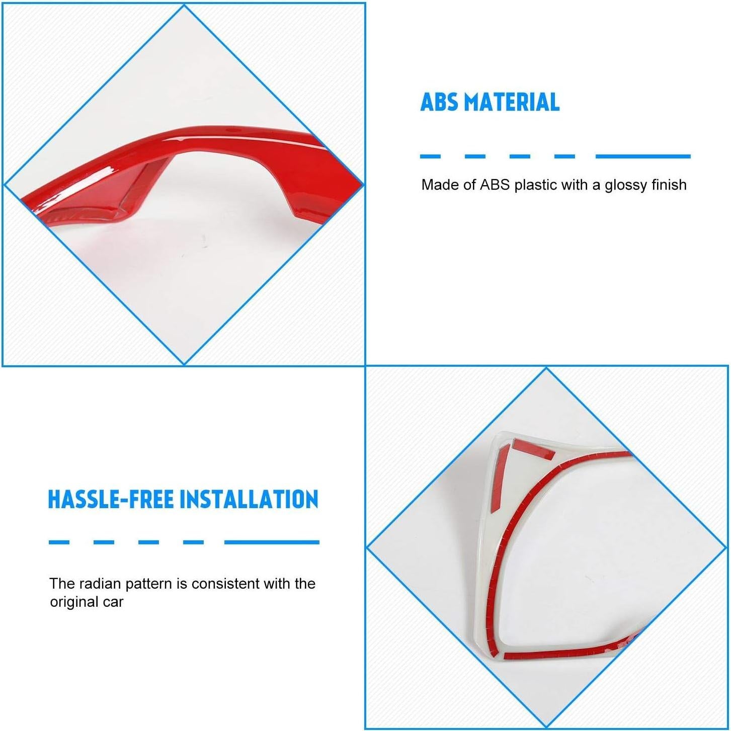 Cubierta Panel Instrumentos JeCar para Toyota 4Runner 2010-2020 Rojo