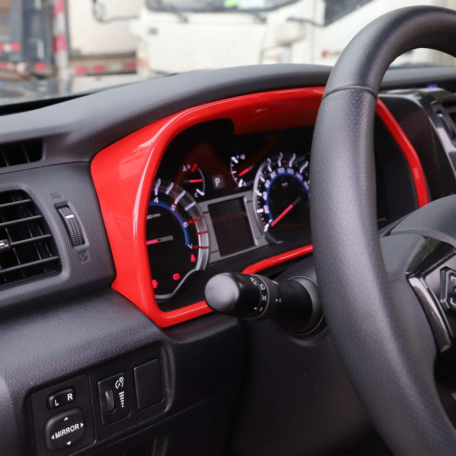 Cubierta Panel Instrumentos JeCar para Toyota 4Runner 2010-2020 Rojo