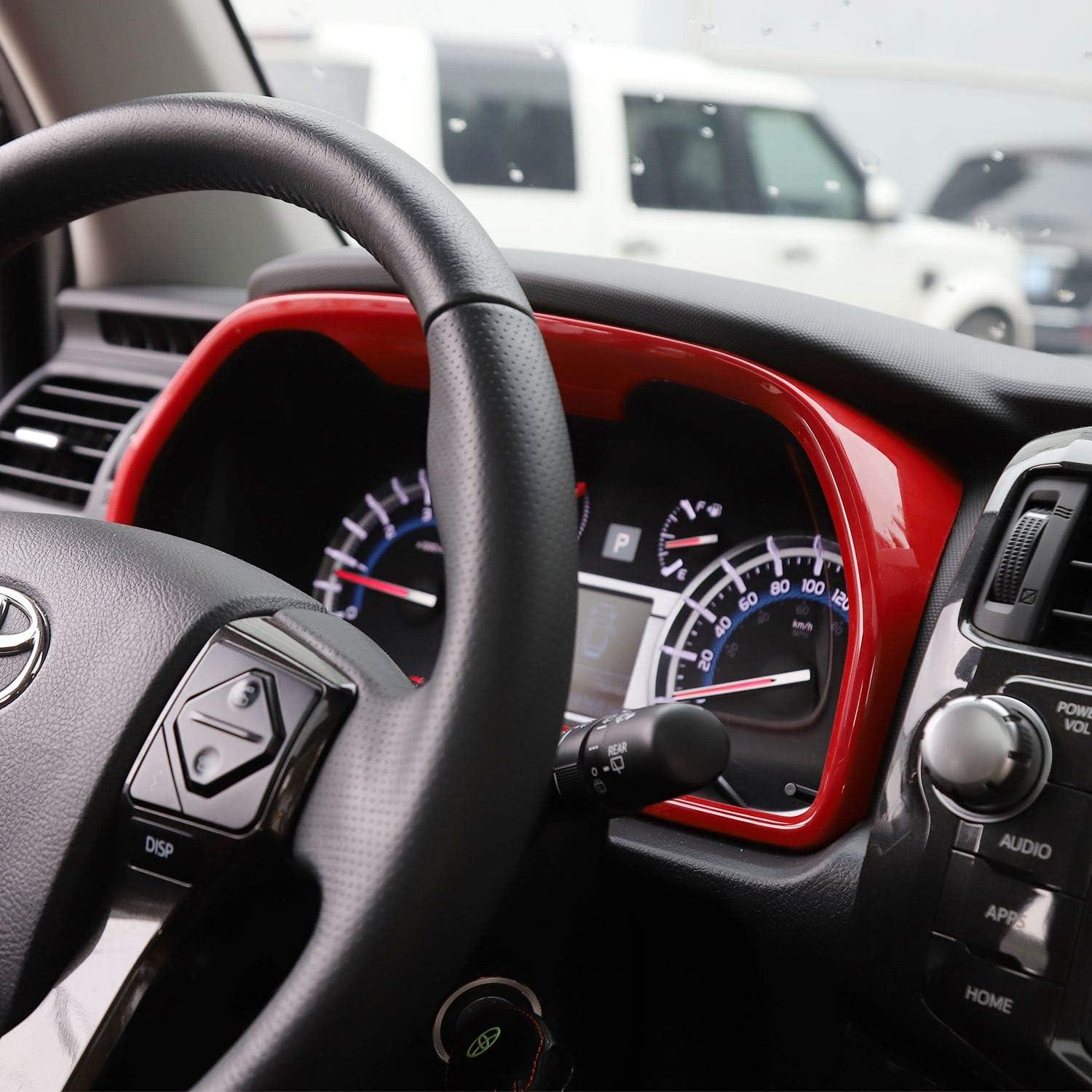 Cubierta Panel Instrumentos JeCar para Toyota 4Runner 2010-2020 Rojo