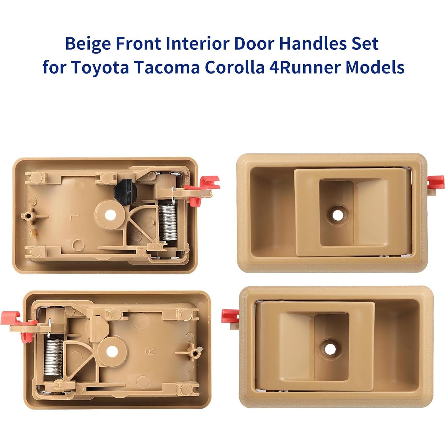 Manija de puerta interior Lcyolada Beige Toyota Tacoma Corolla