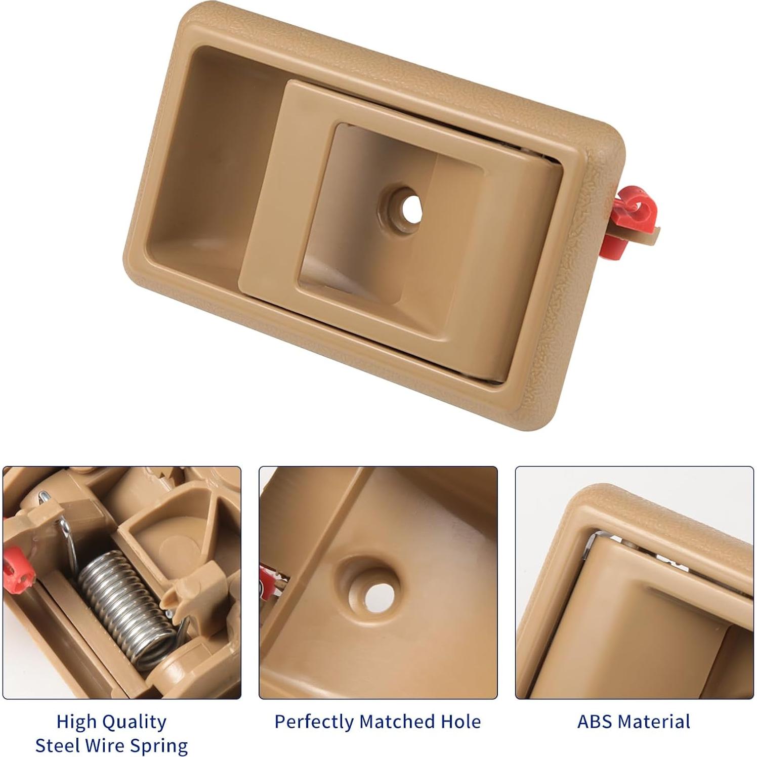 Manija de puerta interior Lcyolada Beige Toyota Tacoma Corolla