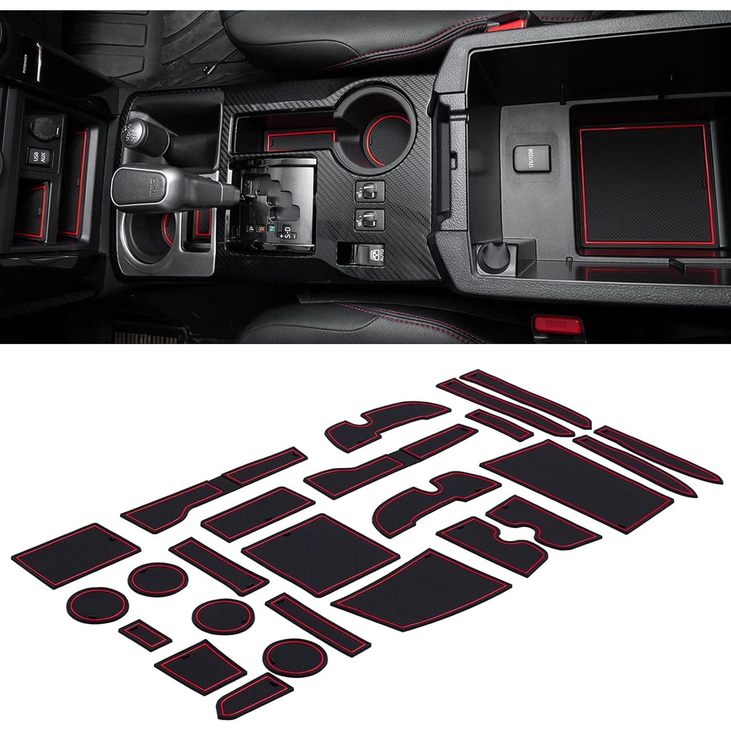 Kit Inserciones Portavasos y Consola Toyota 4Runner 2010-2024