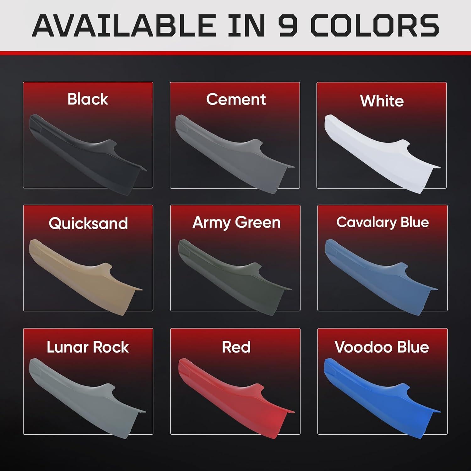 Cubiertas de Manija de Puerta Toyota Tacoma AJT DESIGN 2016-2023